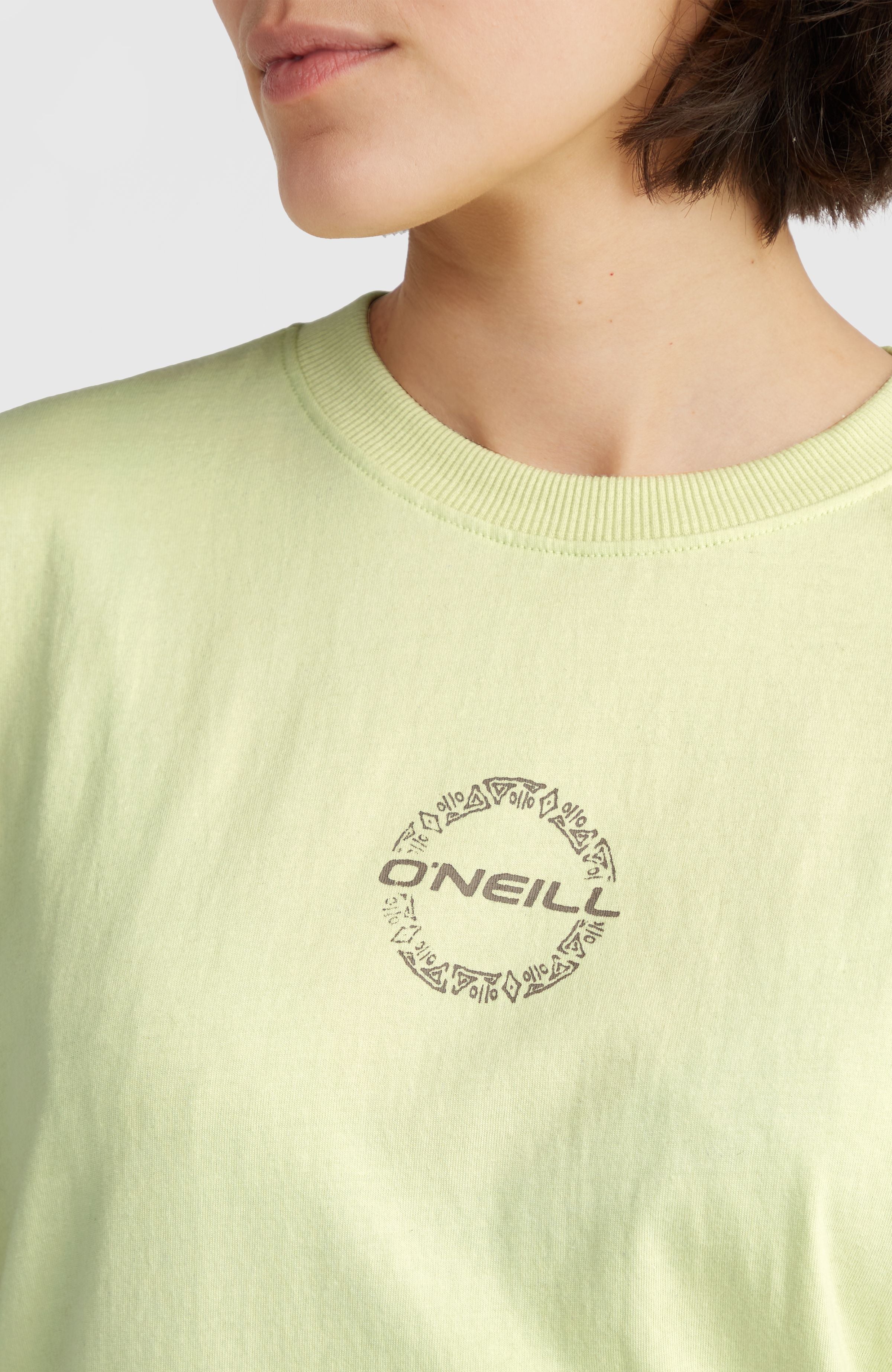 Back Graphic T-Shirt Lime Wash