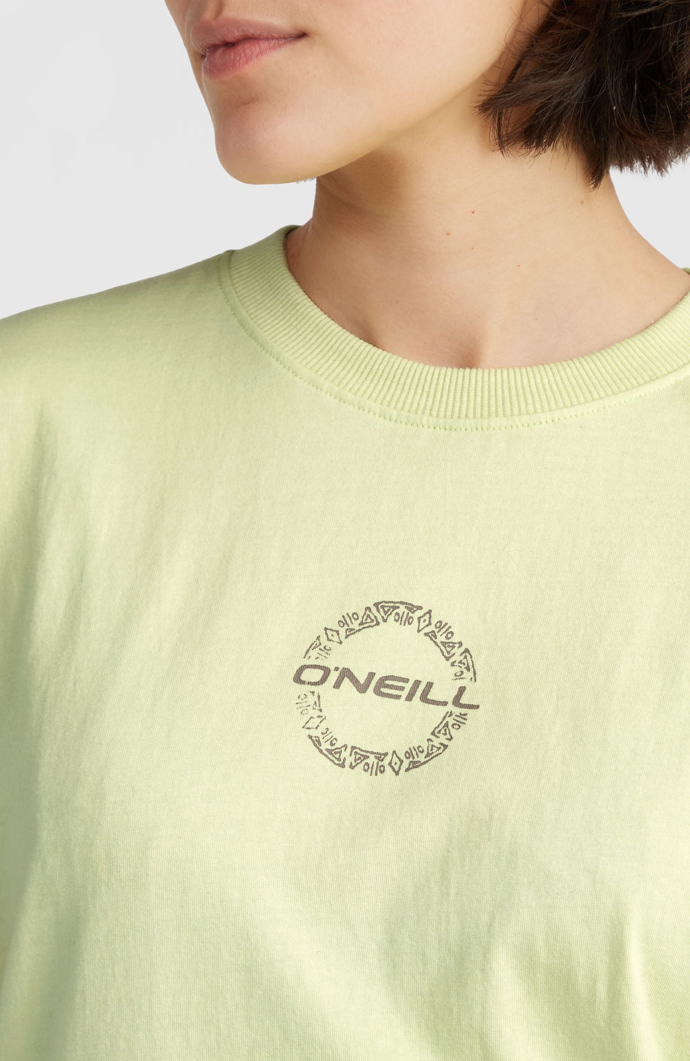 Back Graphic T-Shirt Lime Wash