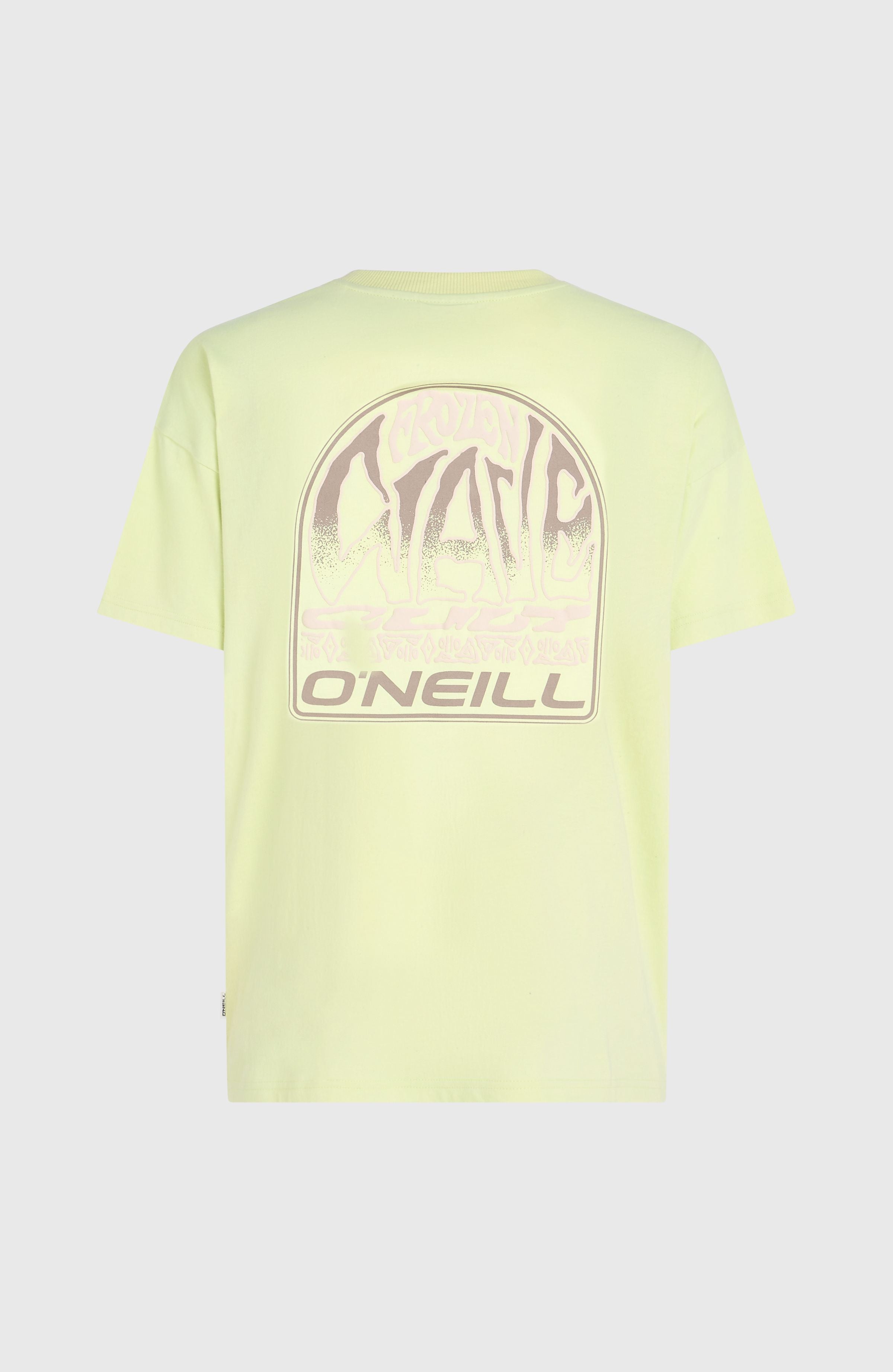 Back Graphic T-Shirt Lime Wash
