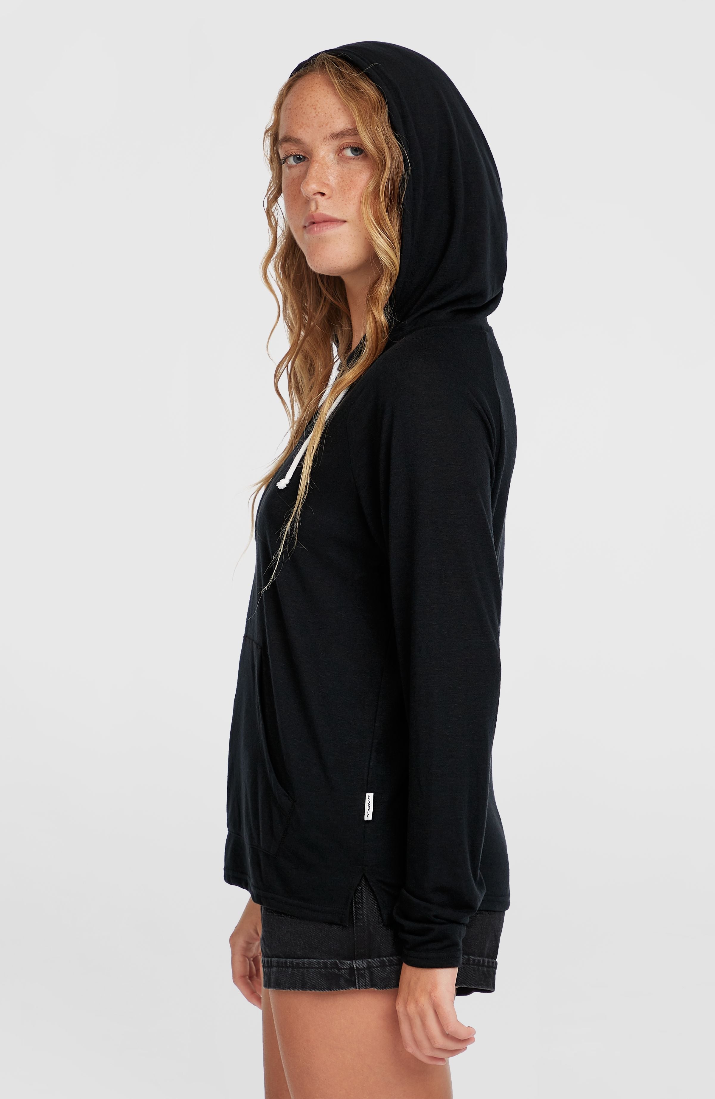 Essentials Long Sleeve Hoodie Black Out