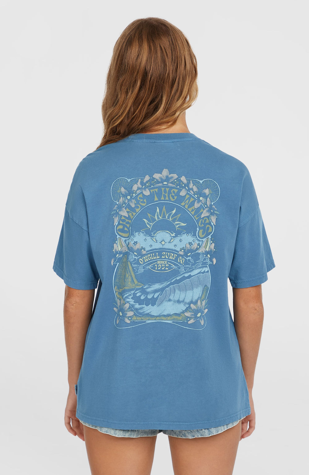Beach Vintage T-Shirt Copen Blue