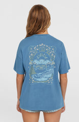 Beach Vintage T-Shirt Copen Blue