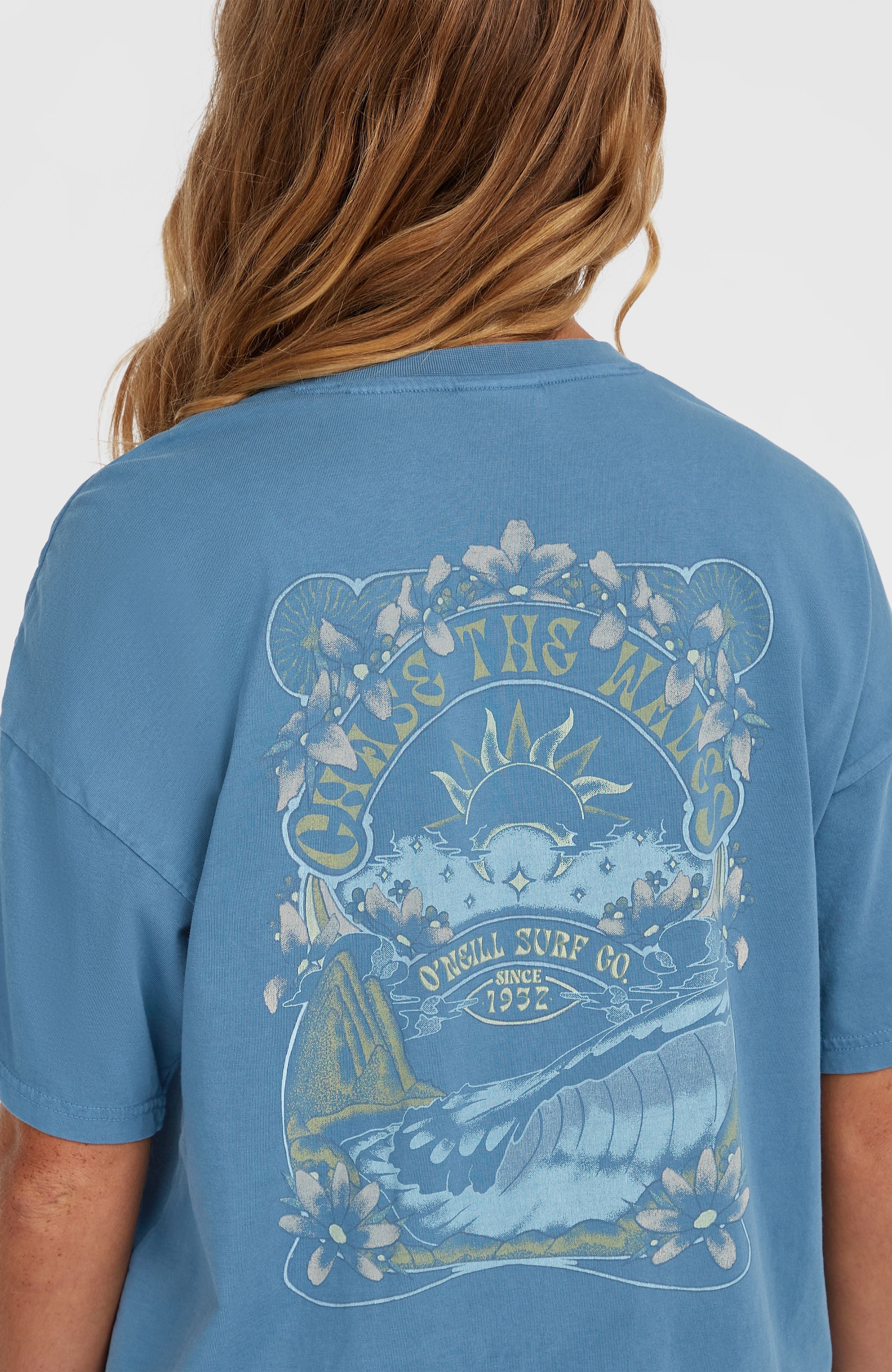 Beach Vintage T-Shirt Copen Blue