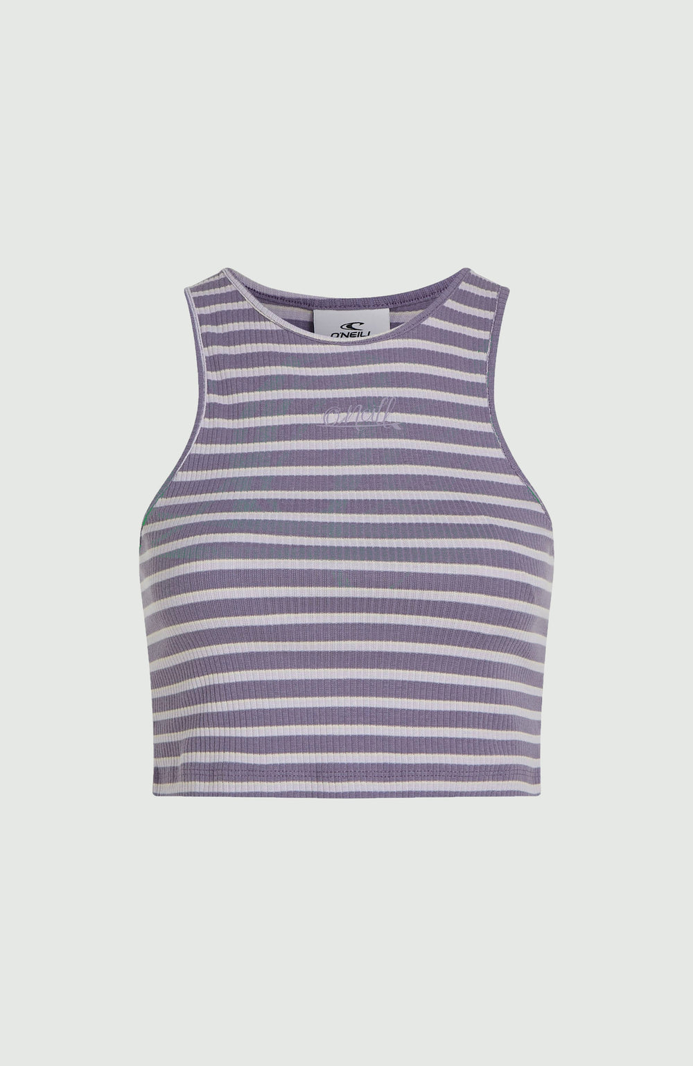 Jess Rib Tanktop Purple Yarn Dye Stripe