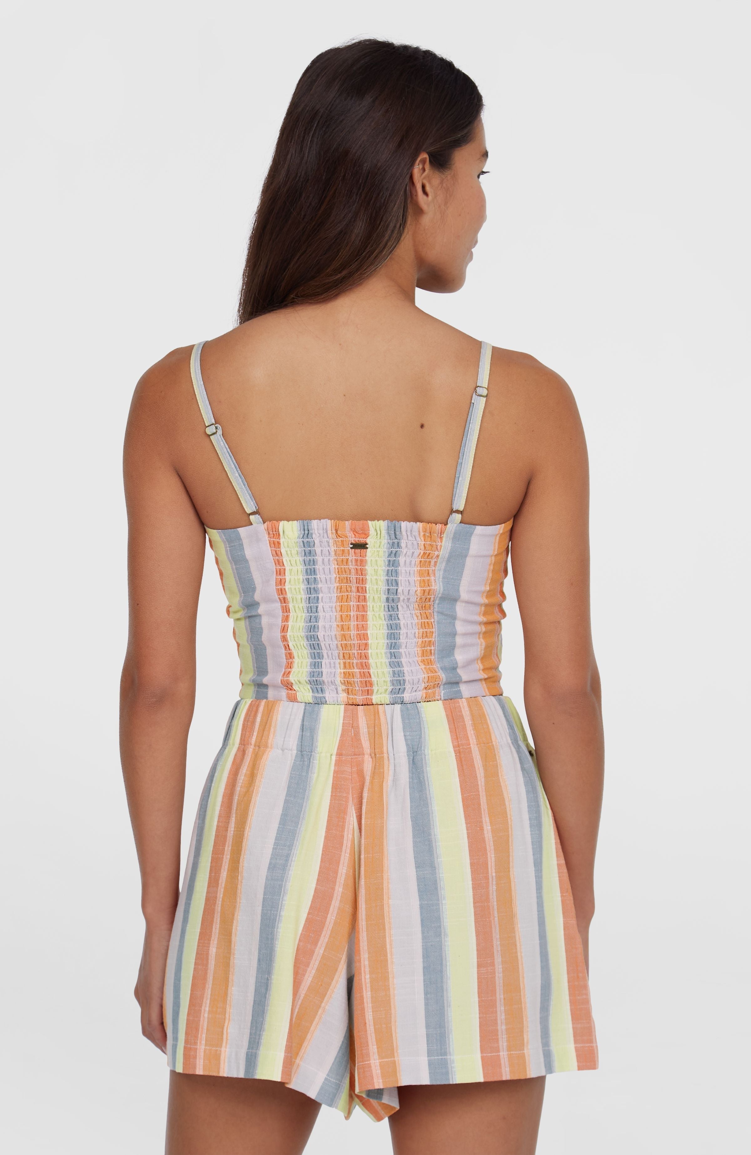 Beach Vintage Cropped Top Vintage Stripe