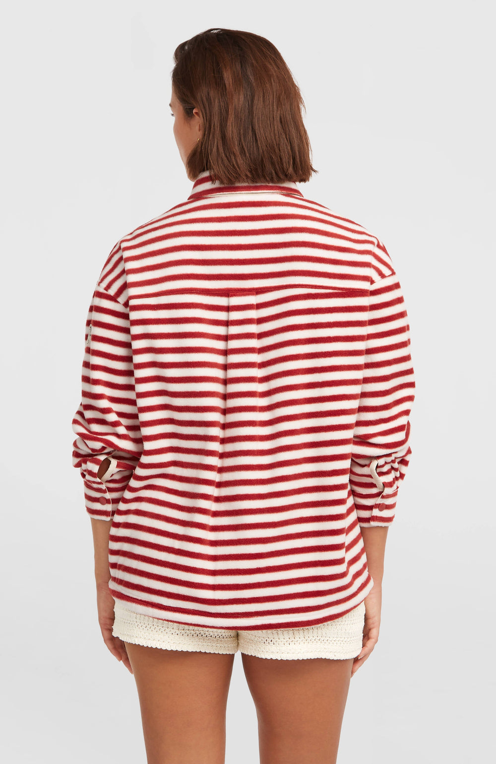 O'Riginals Superfleece Shirt White/Red Originals Stripe