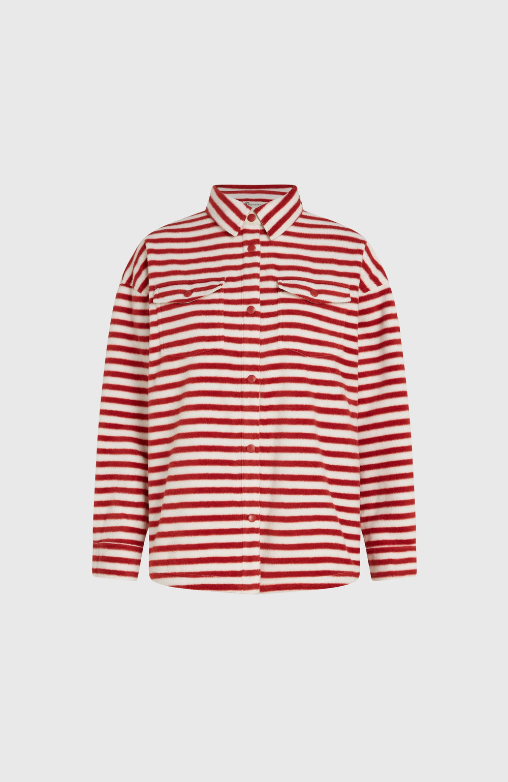 O'Riginals Superfleece Shirt White/Red Originals Stripe