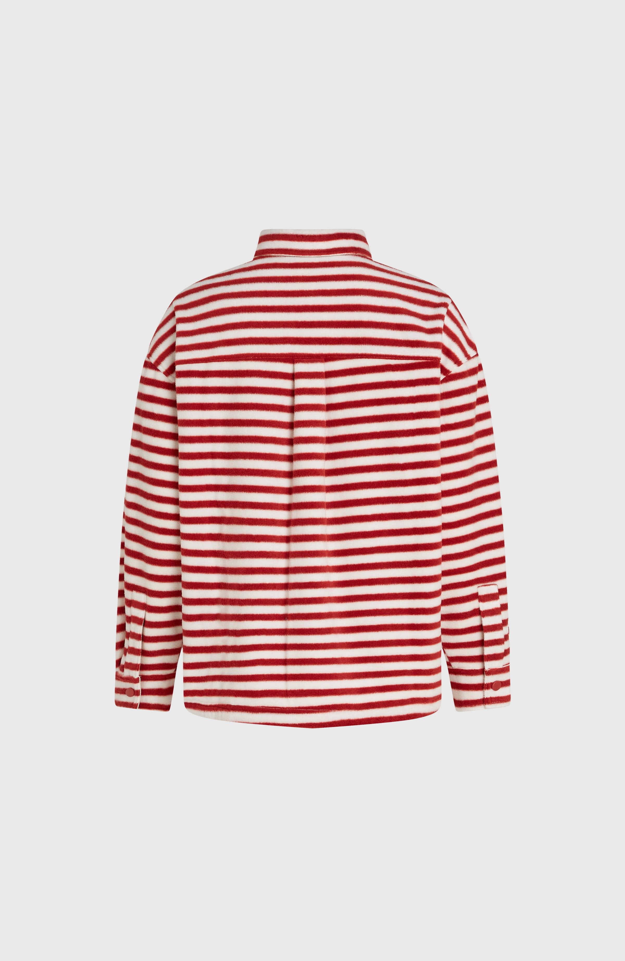 O'Riginals Superfleece Shirt White/Red Originals Stripe