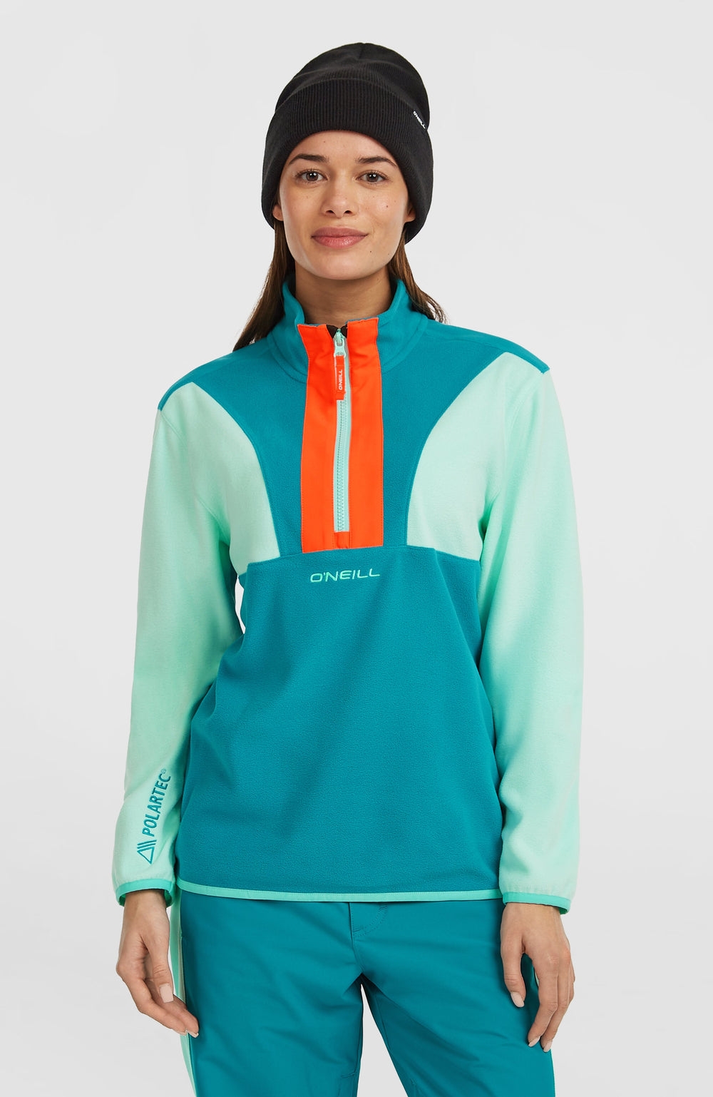 FWC'Cruz Triple Polartec® Half-Zip Fleece Retro Mint Colour Block