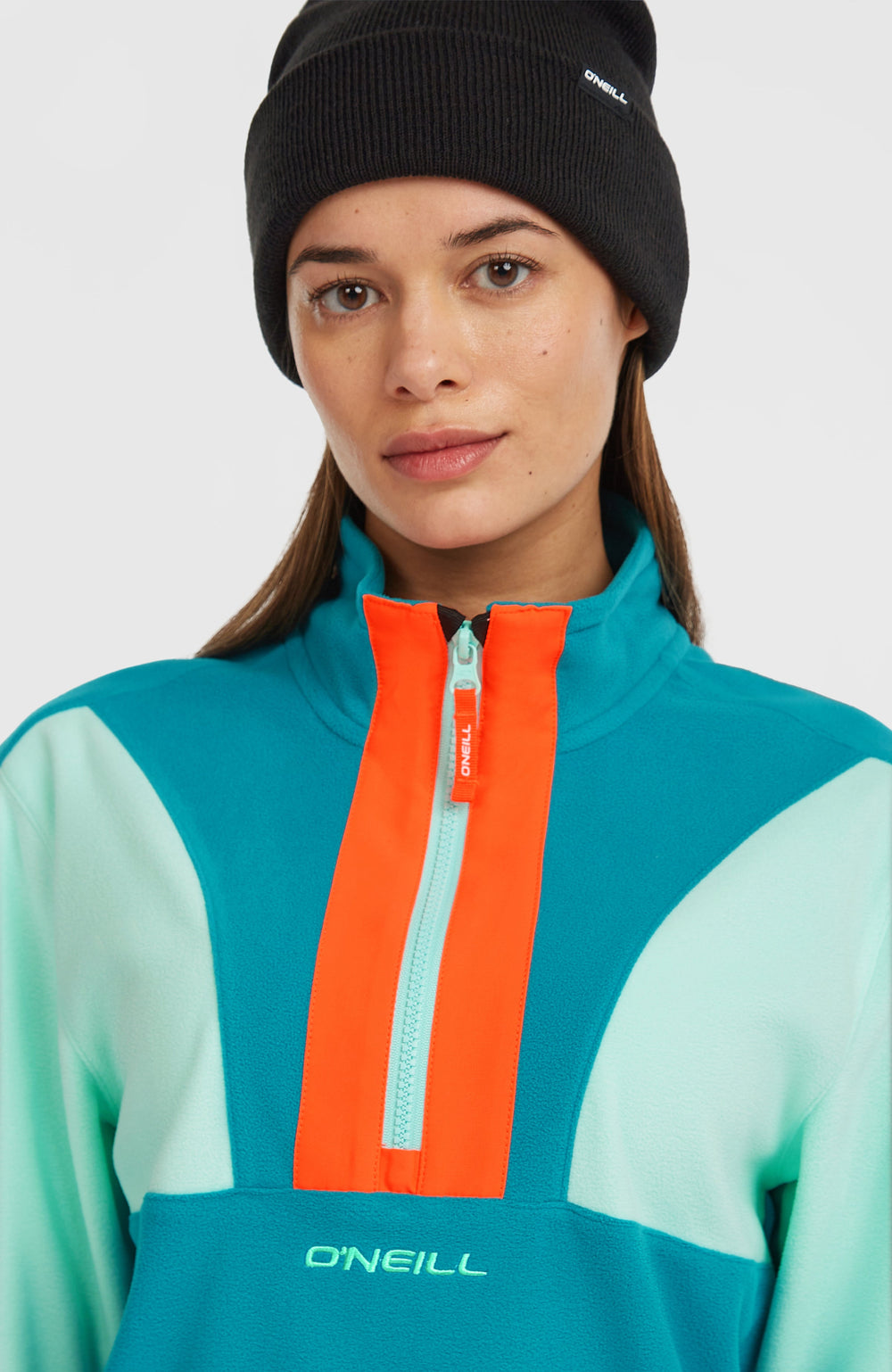 FWC'Cruz Triple Polartec® Half-Zip Fleece Retro Mint Colour Block