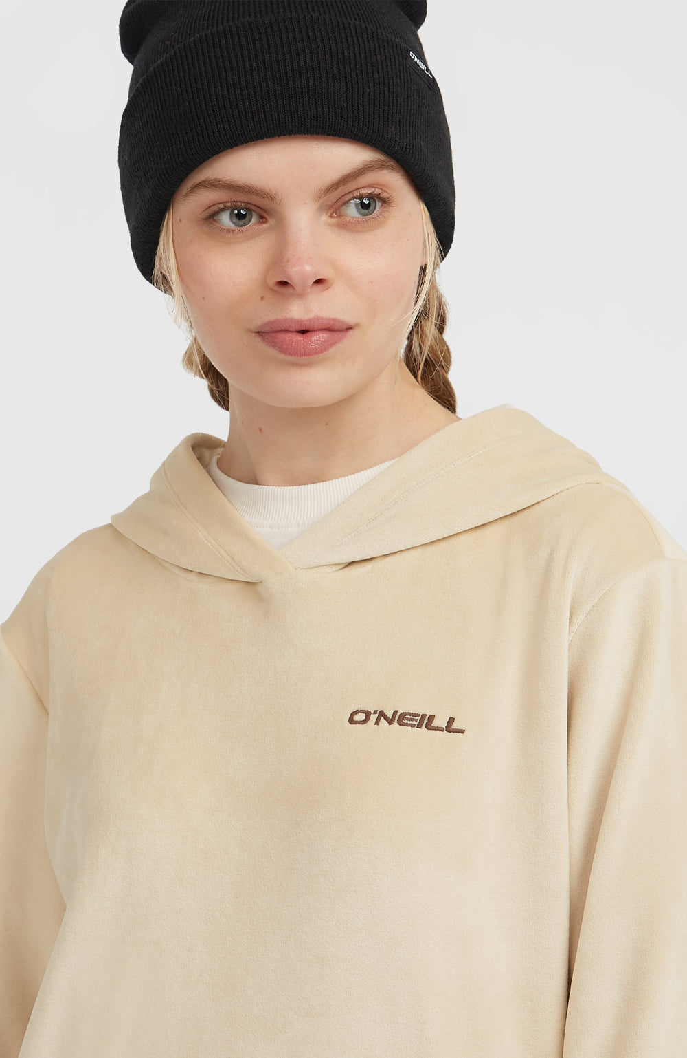 FWC'Cruz Velour Hoodie Macaron