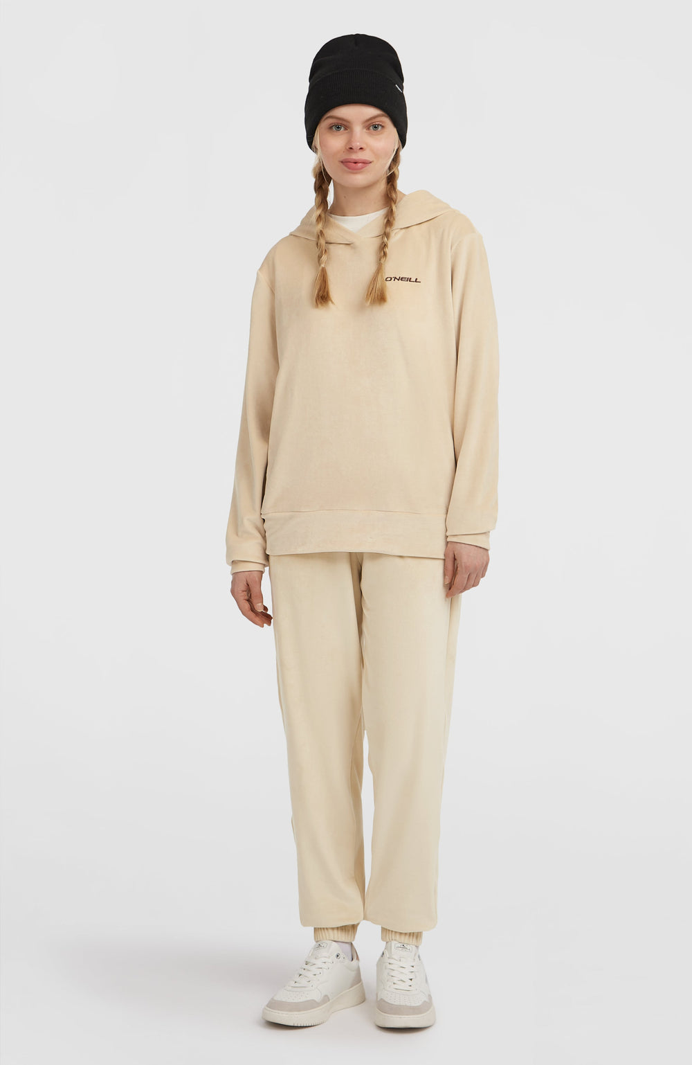 FWC'Cruz Velour Hoodie Macaron