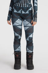 Baselayer Bottoms Blue Triangle Ikat