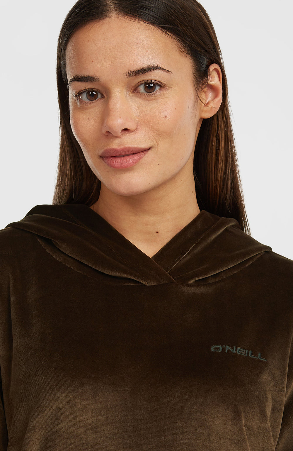 FWC'Cruz Velour Hoodie Coffee Bean
