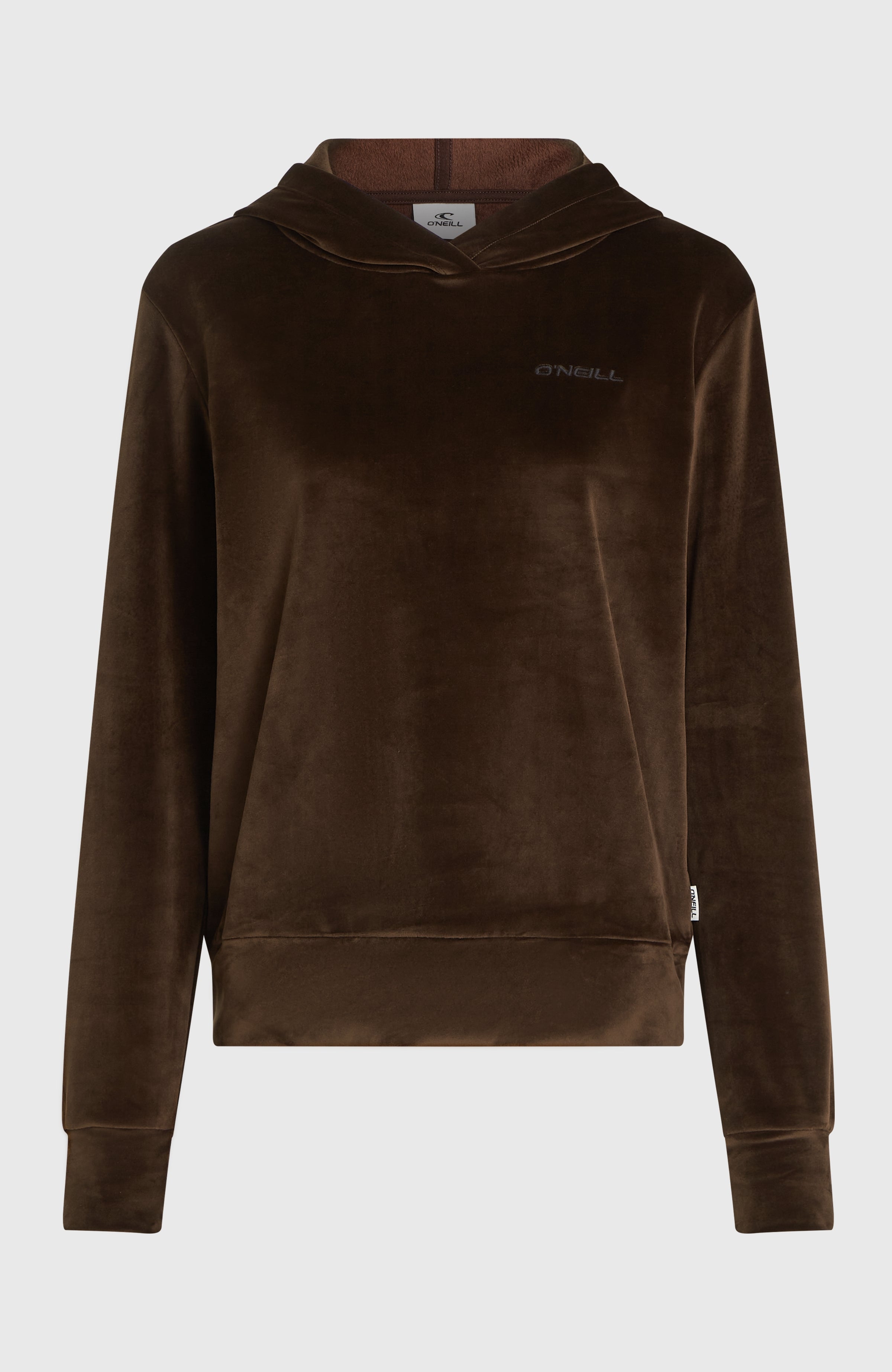 FWC'Cruz Velour Hoodie Coffee Bean