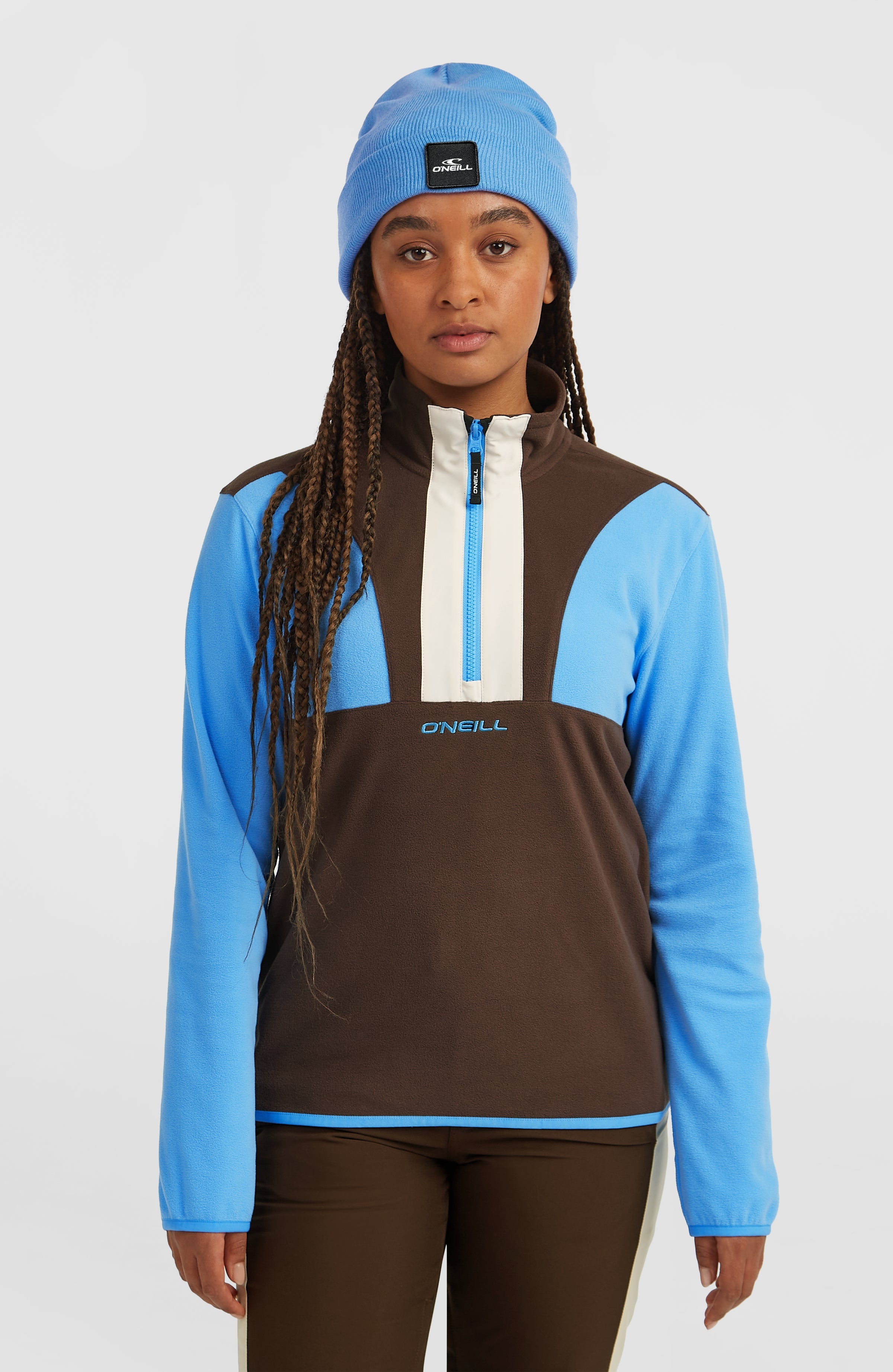 FWC'Cruz Triple Polartec® Half-Zip Fleece Blue Poppy Colour Block