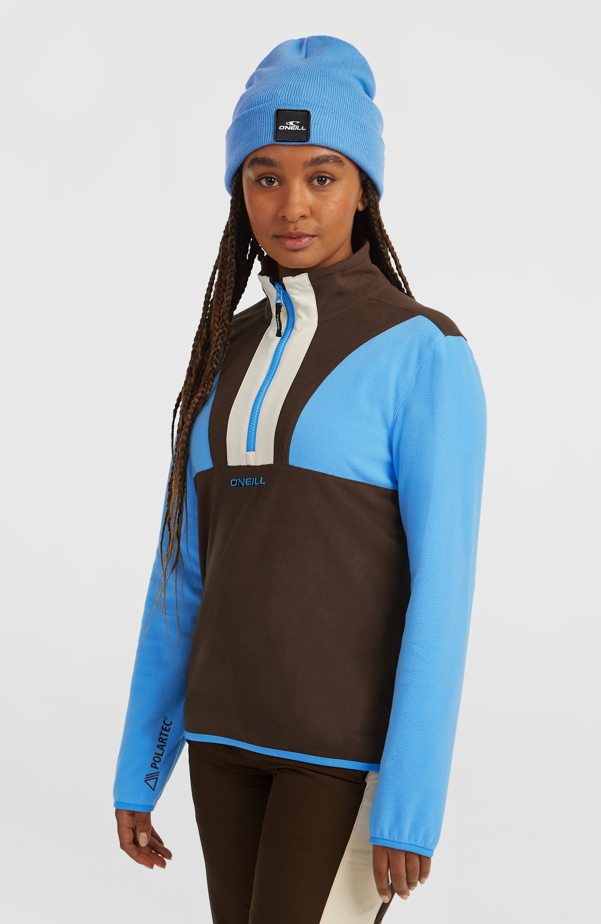 FWC'Cruz Triple Polartec® Half-Zip Fleece Blue Poppy Colour Block