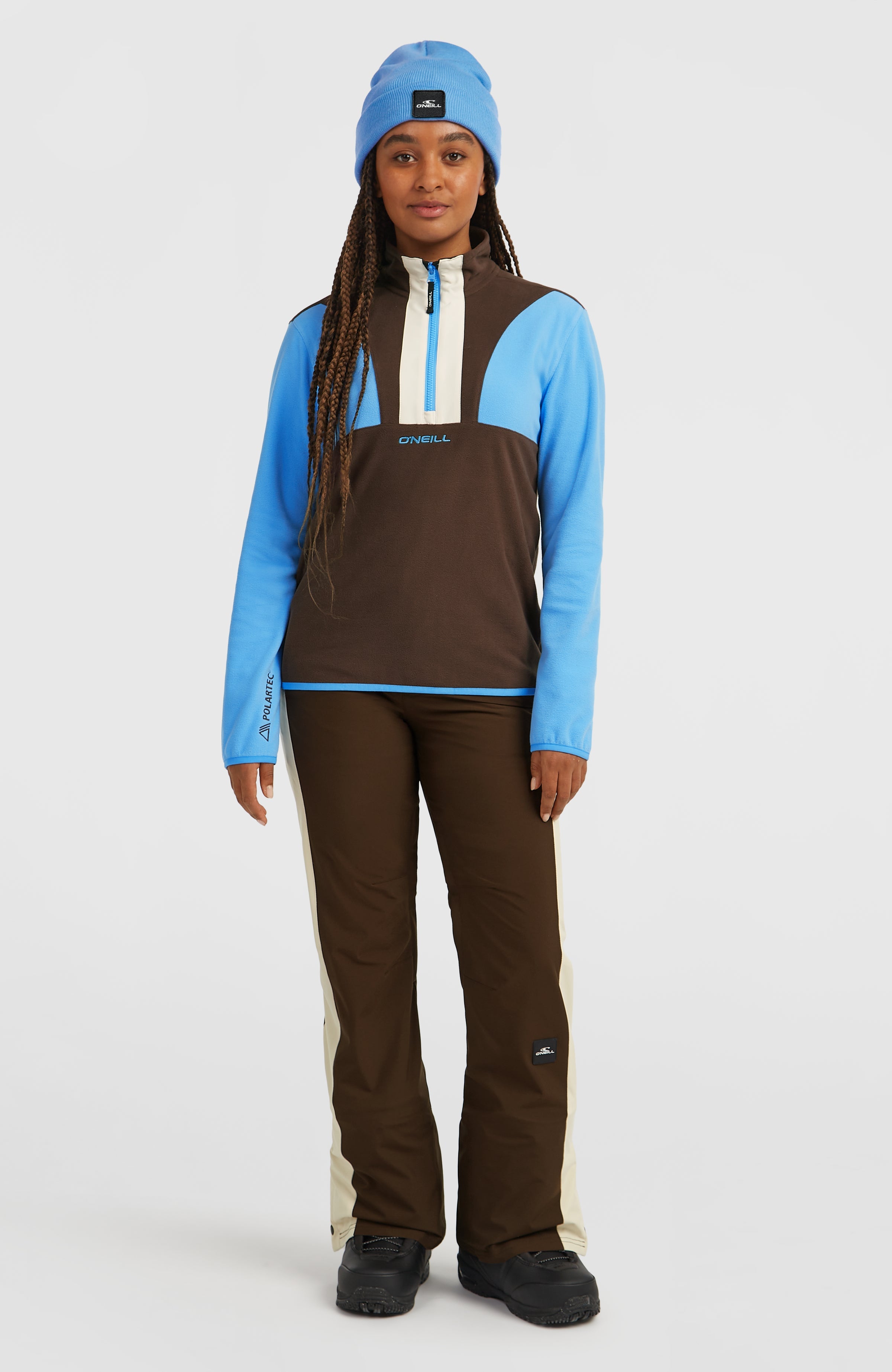 FWC'Cruz Triple Polartec® Half-Zip Fleece Blue Poppy Colour Block