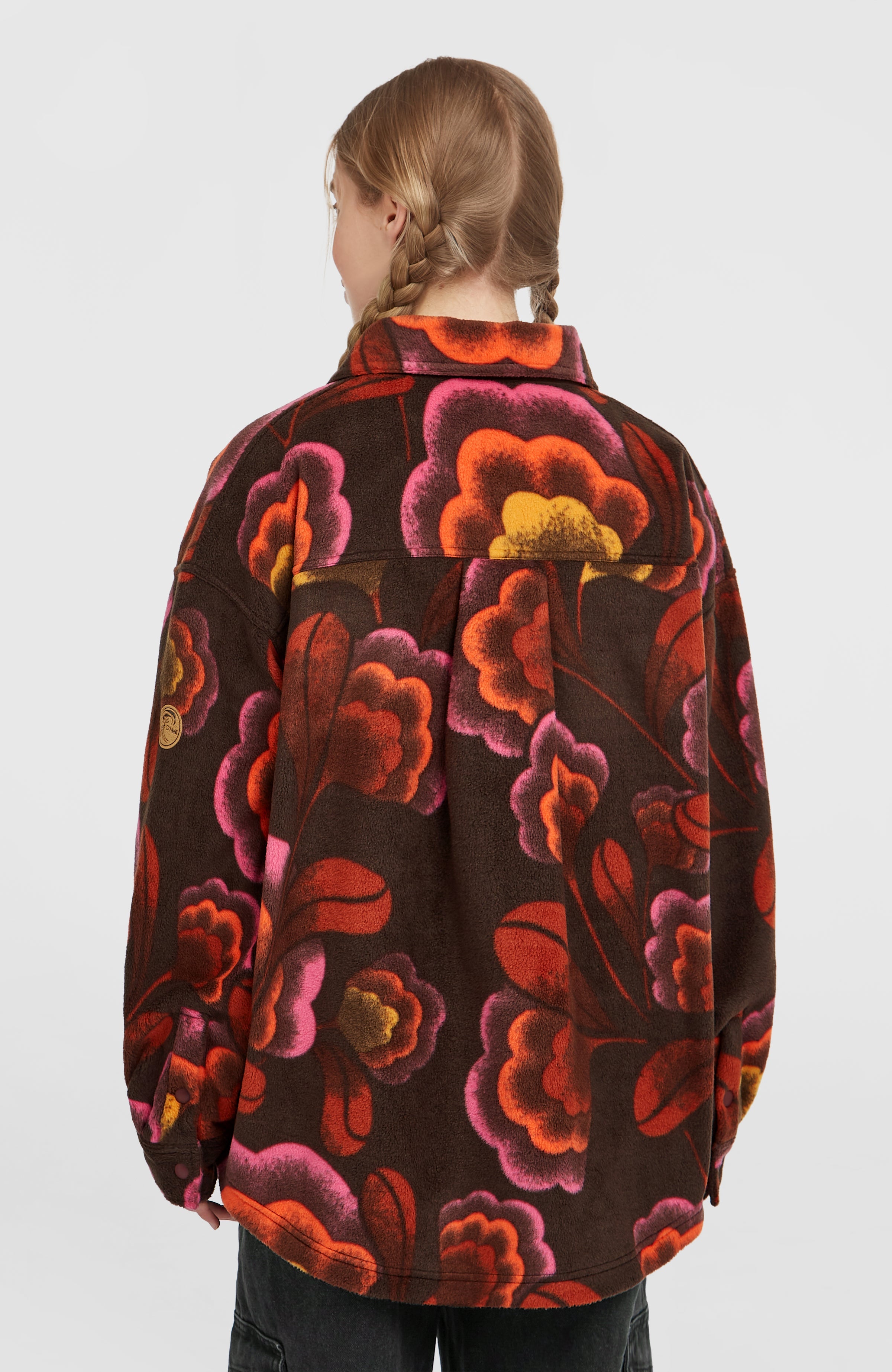 O'Riginals Superfleece Shirt Brown Originals Flower