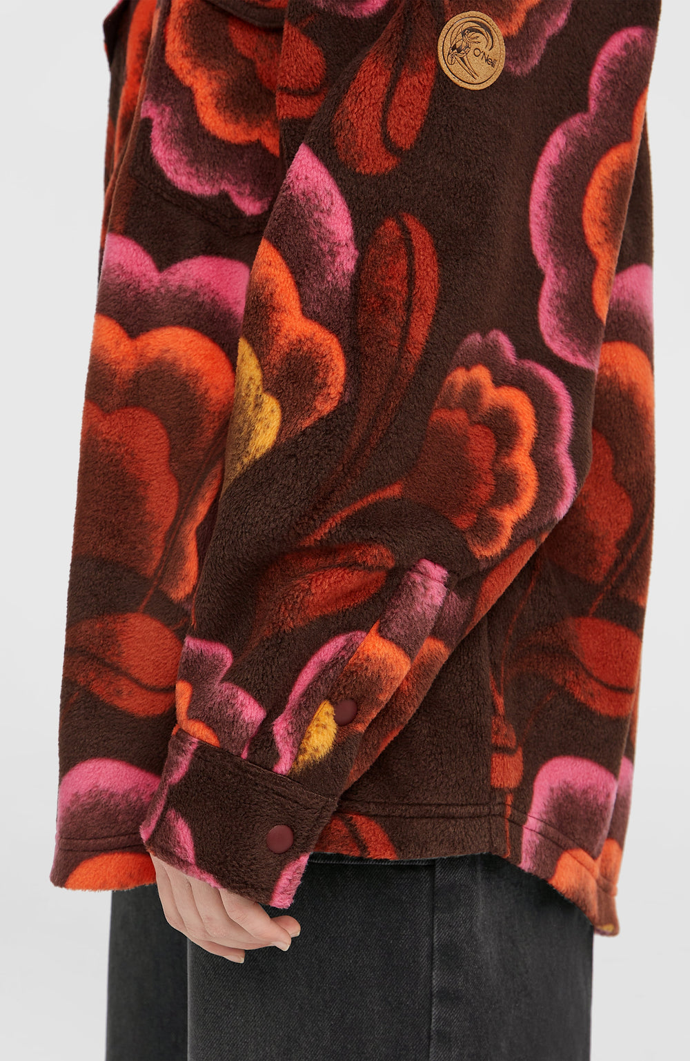 O'Riginals Superfleece Shirt Brown Originals Flower