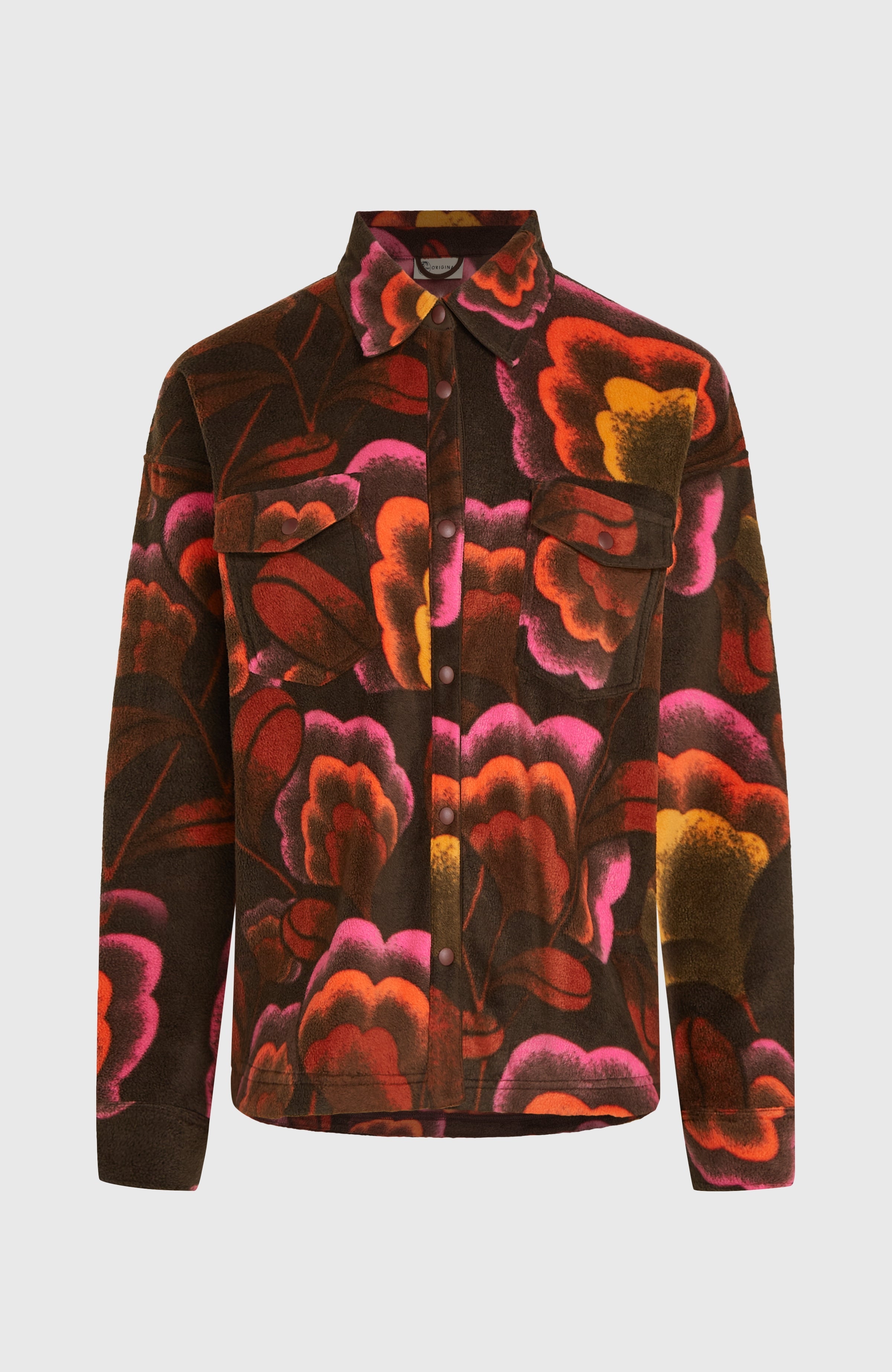 O'Riginals Superfleece Shirt Brown Originals Flower