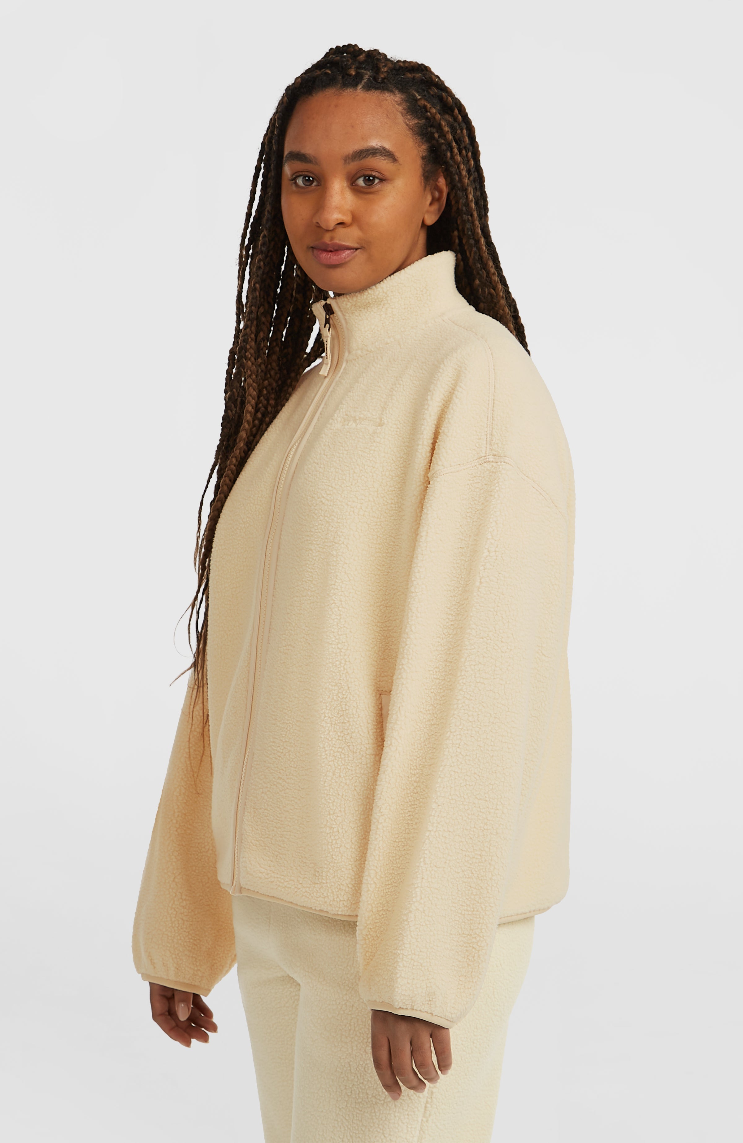 Must-Have High-Pile Full-Zip Fleece Macaron