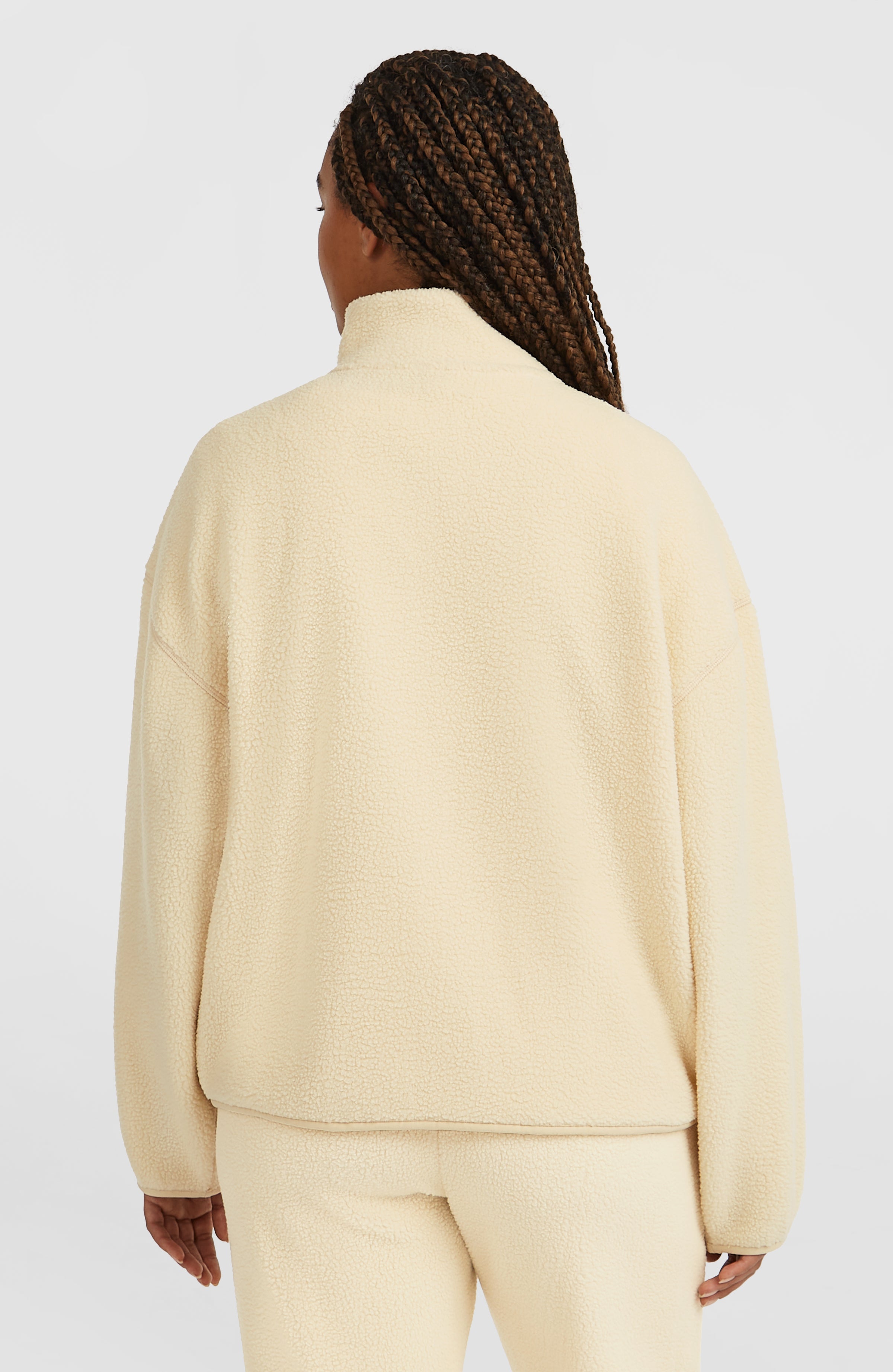 Must-Have High-Pile Full-Zip Fleece Macaron