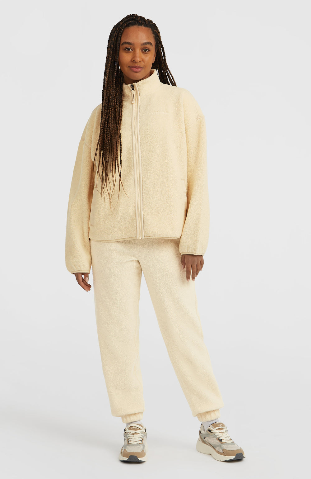 Must-Have High-Pile Full-Zip Fleece Macaron