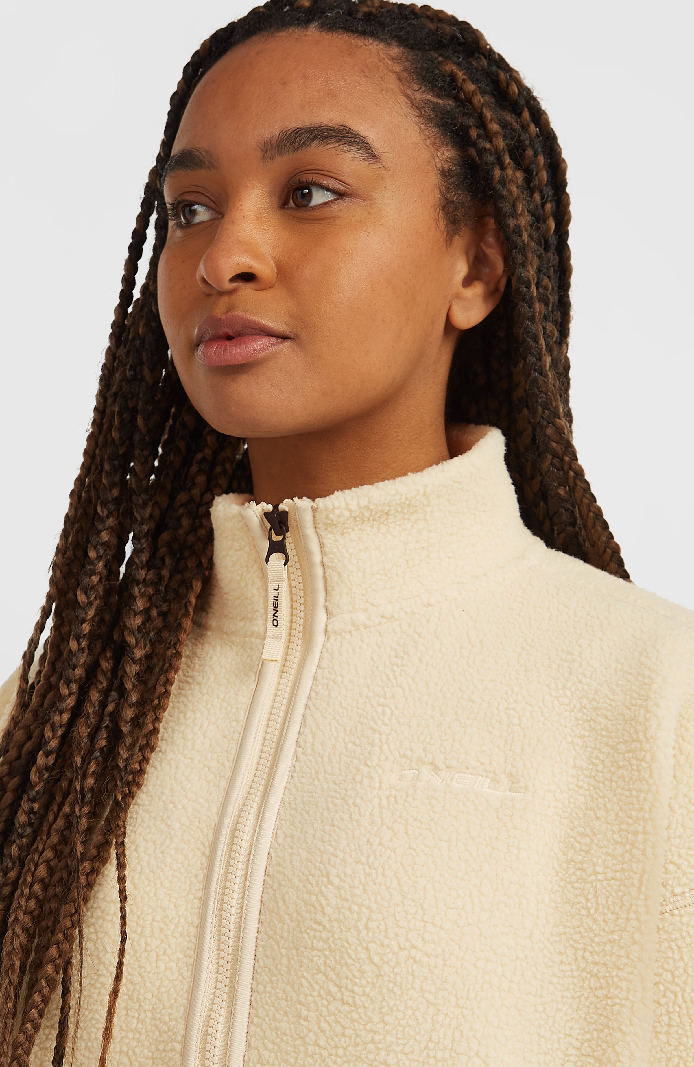 Must-Have High-Pile Full-Zip Fleece Macaron