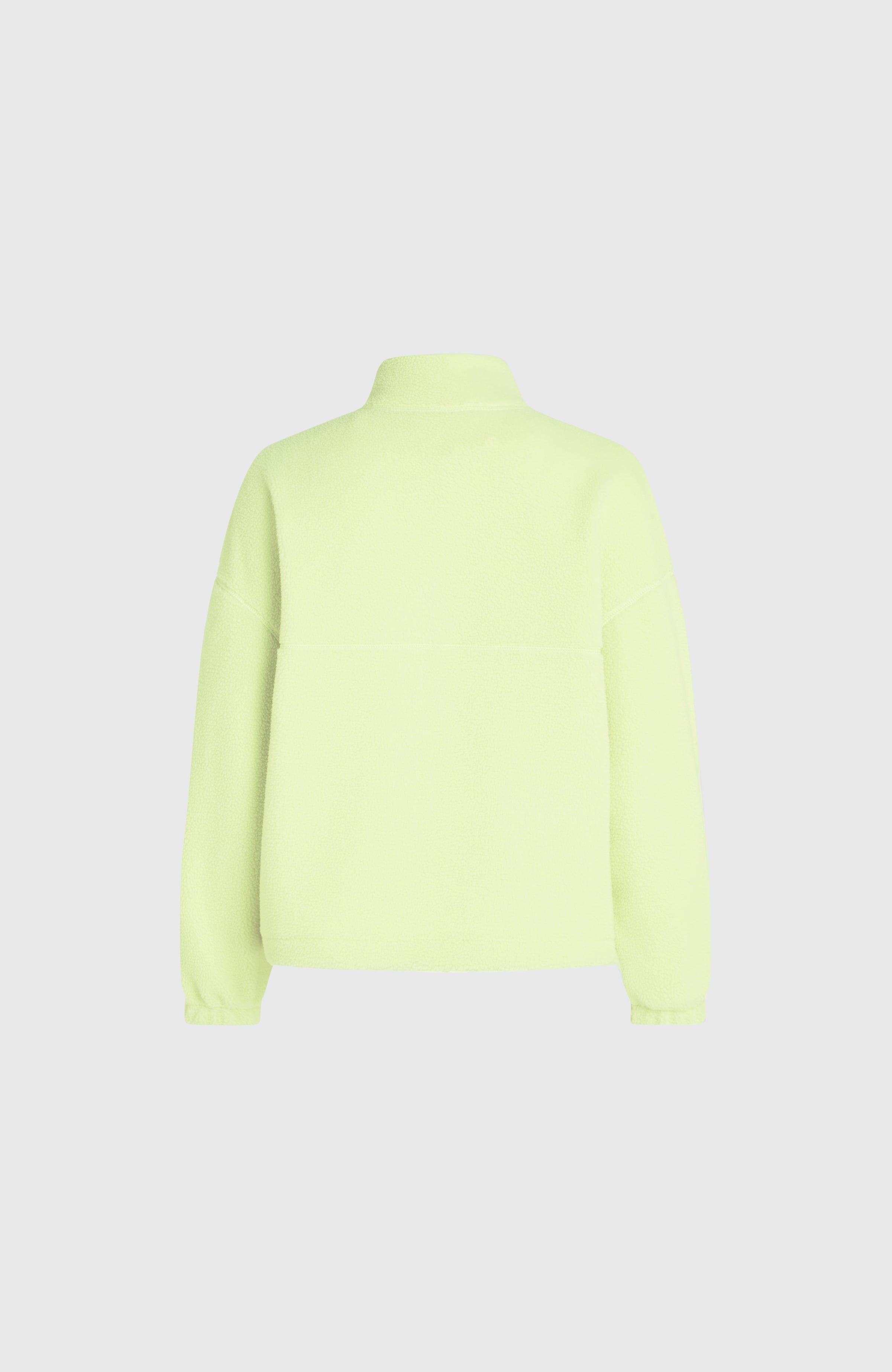 High-Pile Full-Zip Fleece Lime Wash