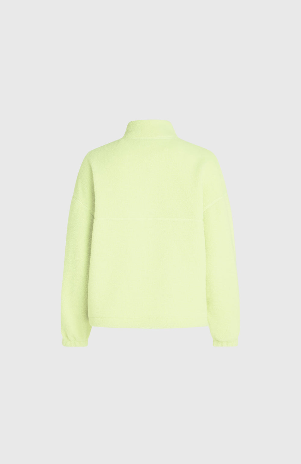 High-Pile Full-Zip Fleece Lime Wash