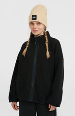 Must-Have High-Pile Full-Zip Fleece Black Out