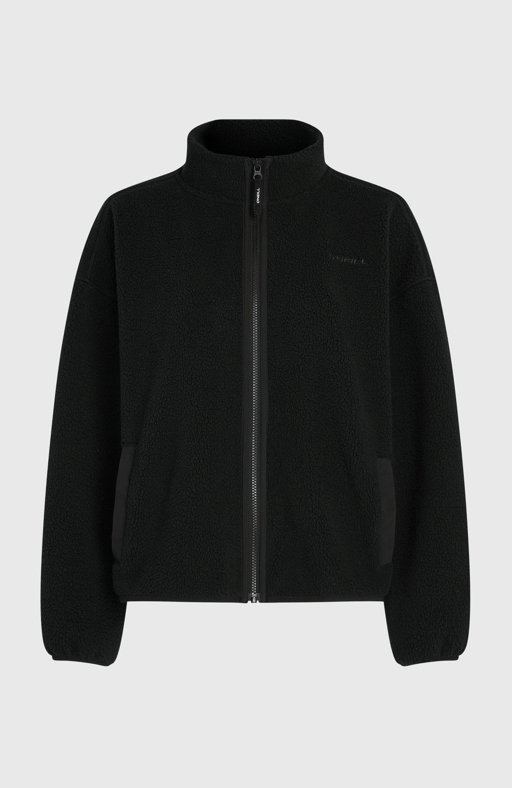 Must-Have High-Pile Full-Zip Fleece Black Out