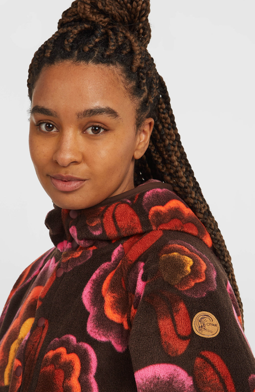 O'Riginals Superfleece Hoodie Brown Originals Flower