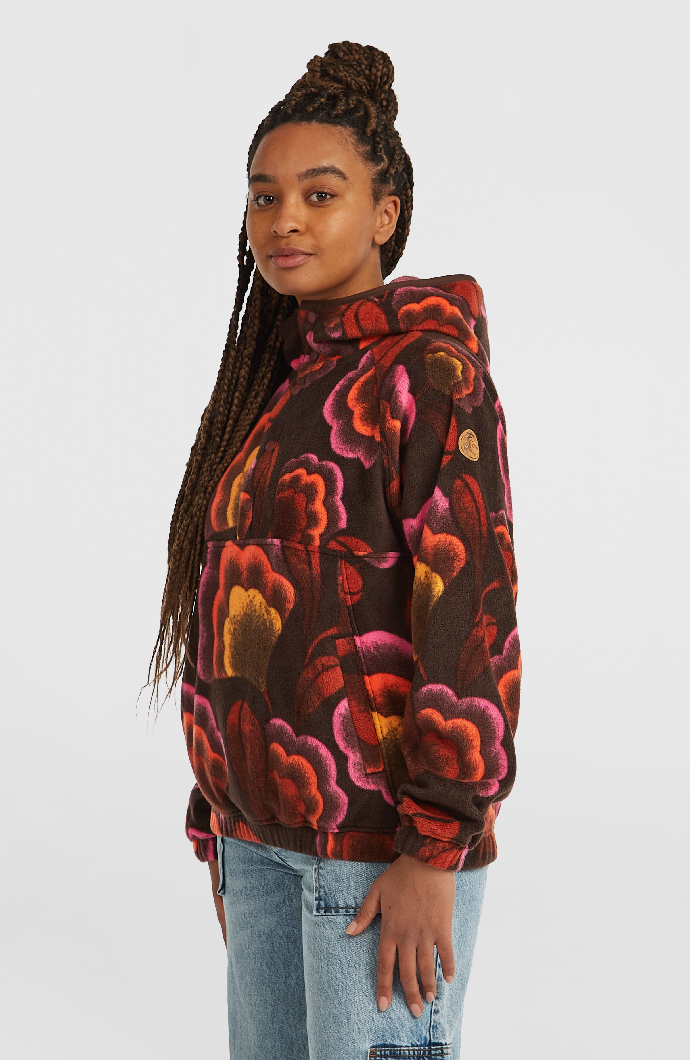 O'Riginals Superfleece Hoodie Brown Originals Flower