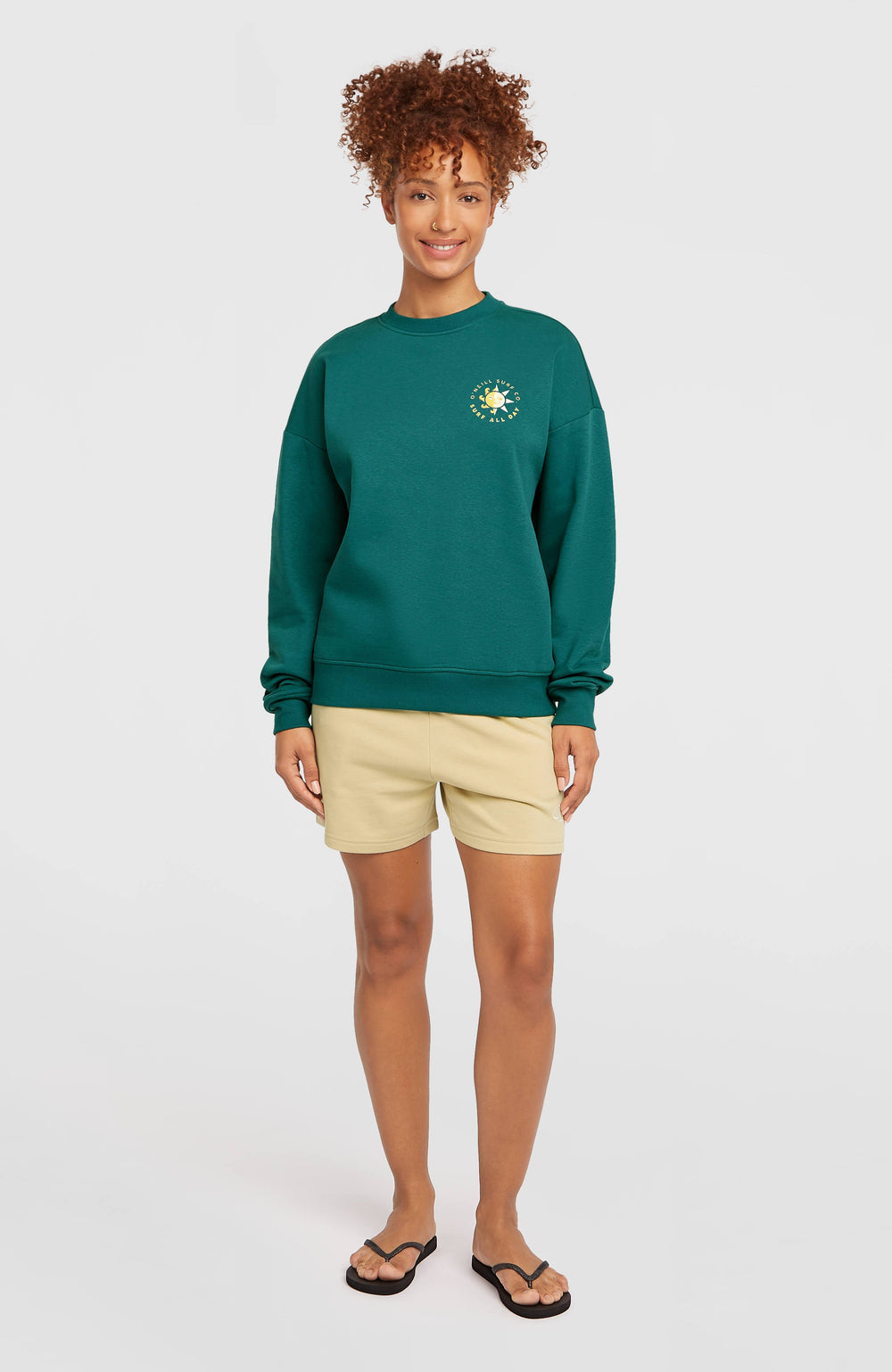 Summer Musthave Crewneck Sweatshirt Botanical Heat