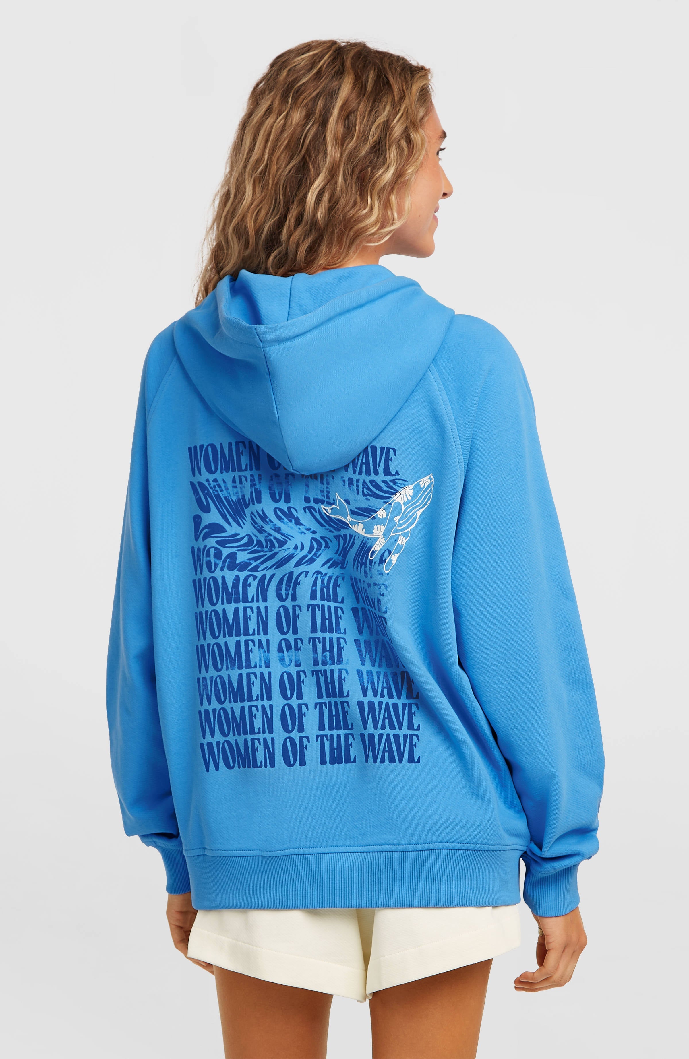 Women Of The Wave Hoodie Blue Booth