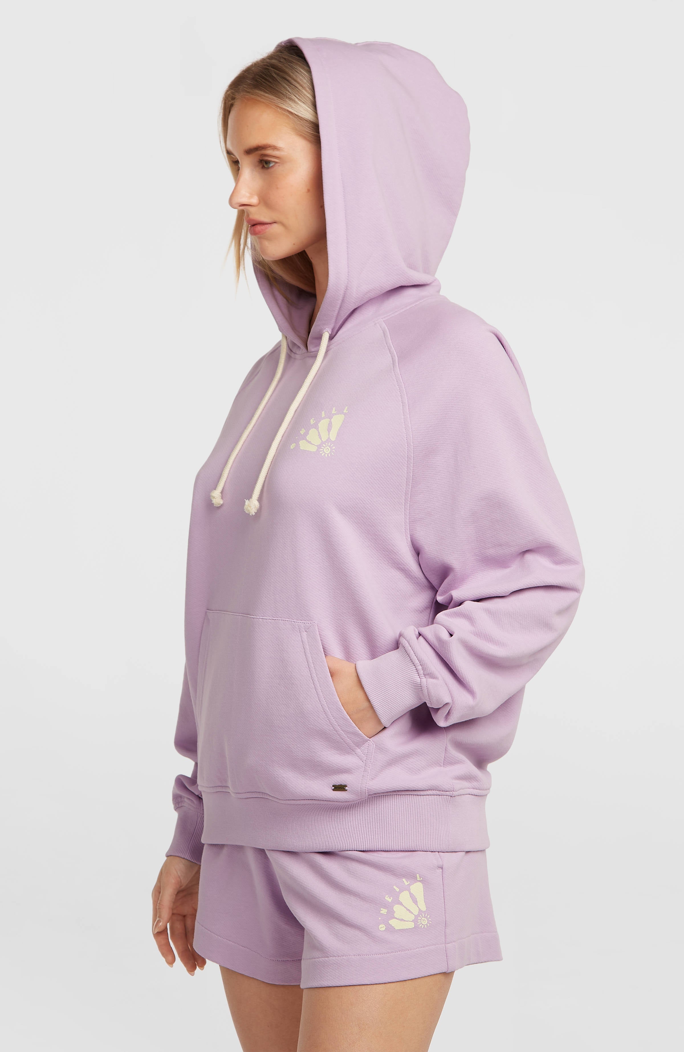 Women Of The Wave Hoodie Pale Lavender