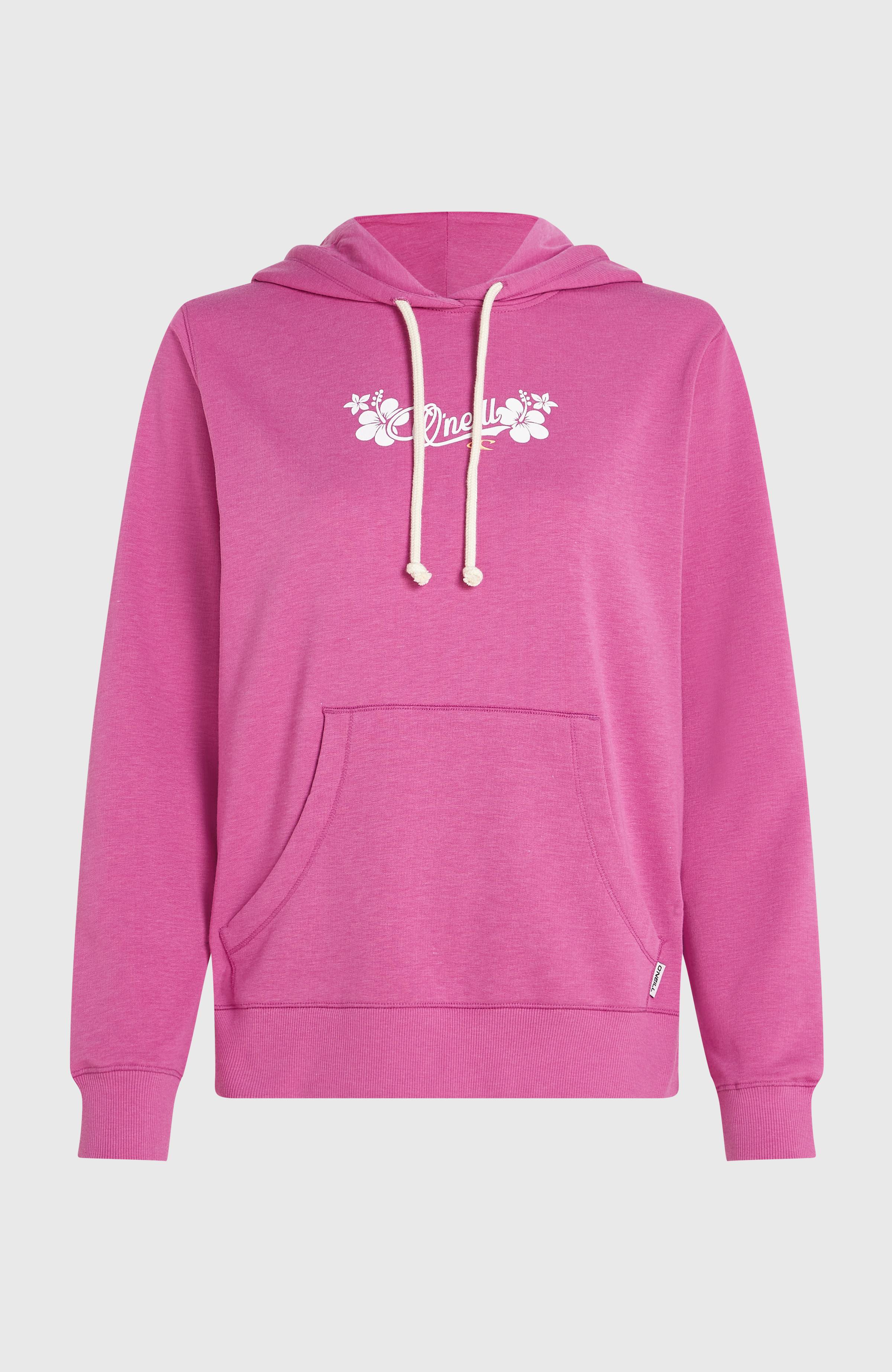 Essentials Script Hoodie Electric Fuschia