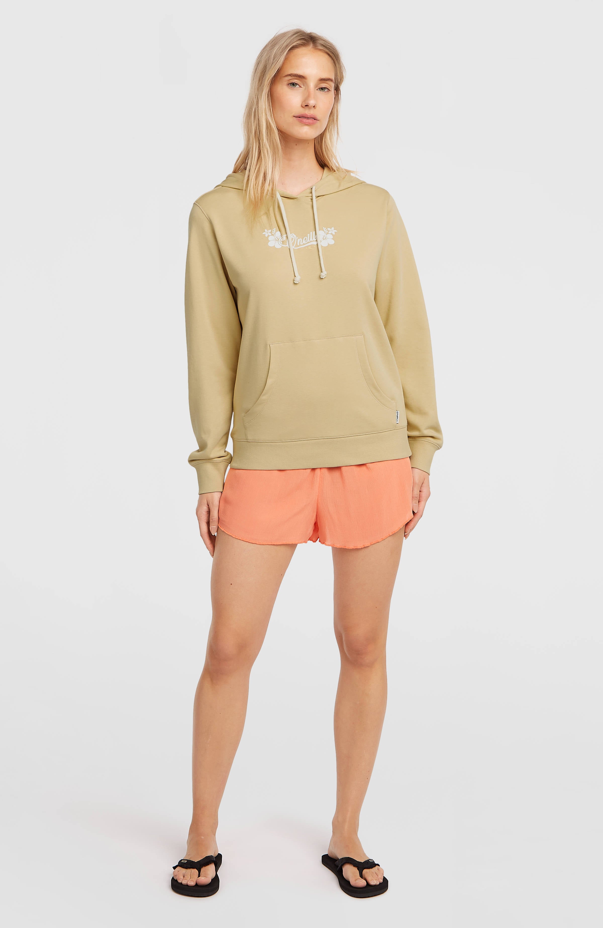 Essentials Script Hoodie Cocoa Sand
