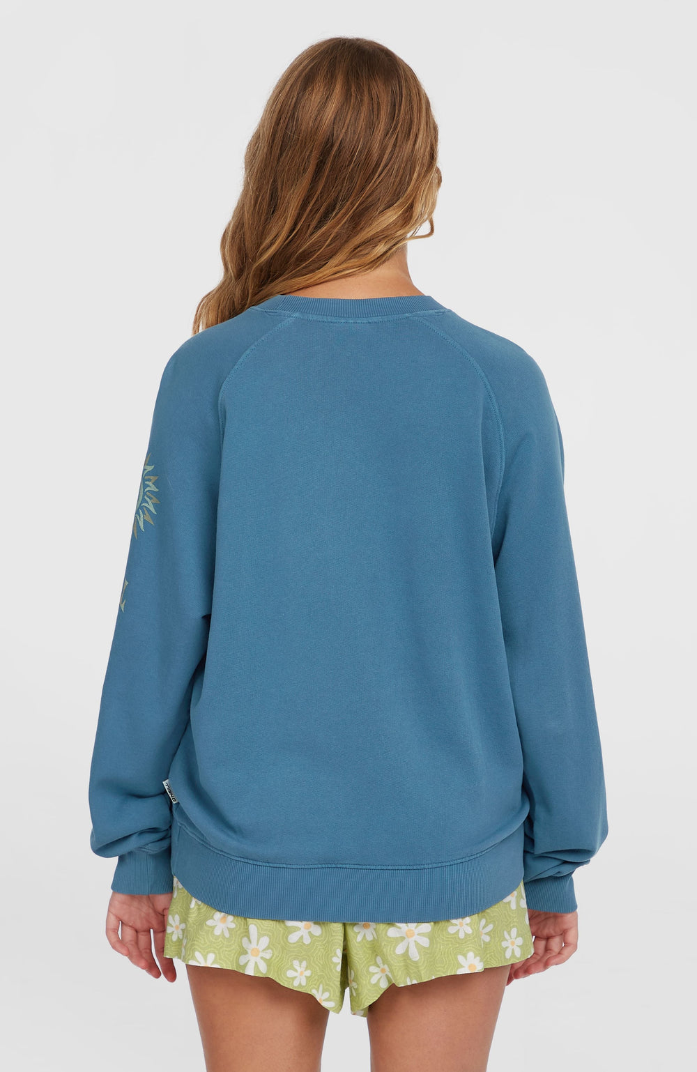 Beach Vintage Crew Sweatshirt Copen Blue