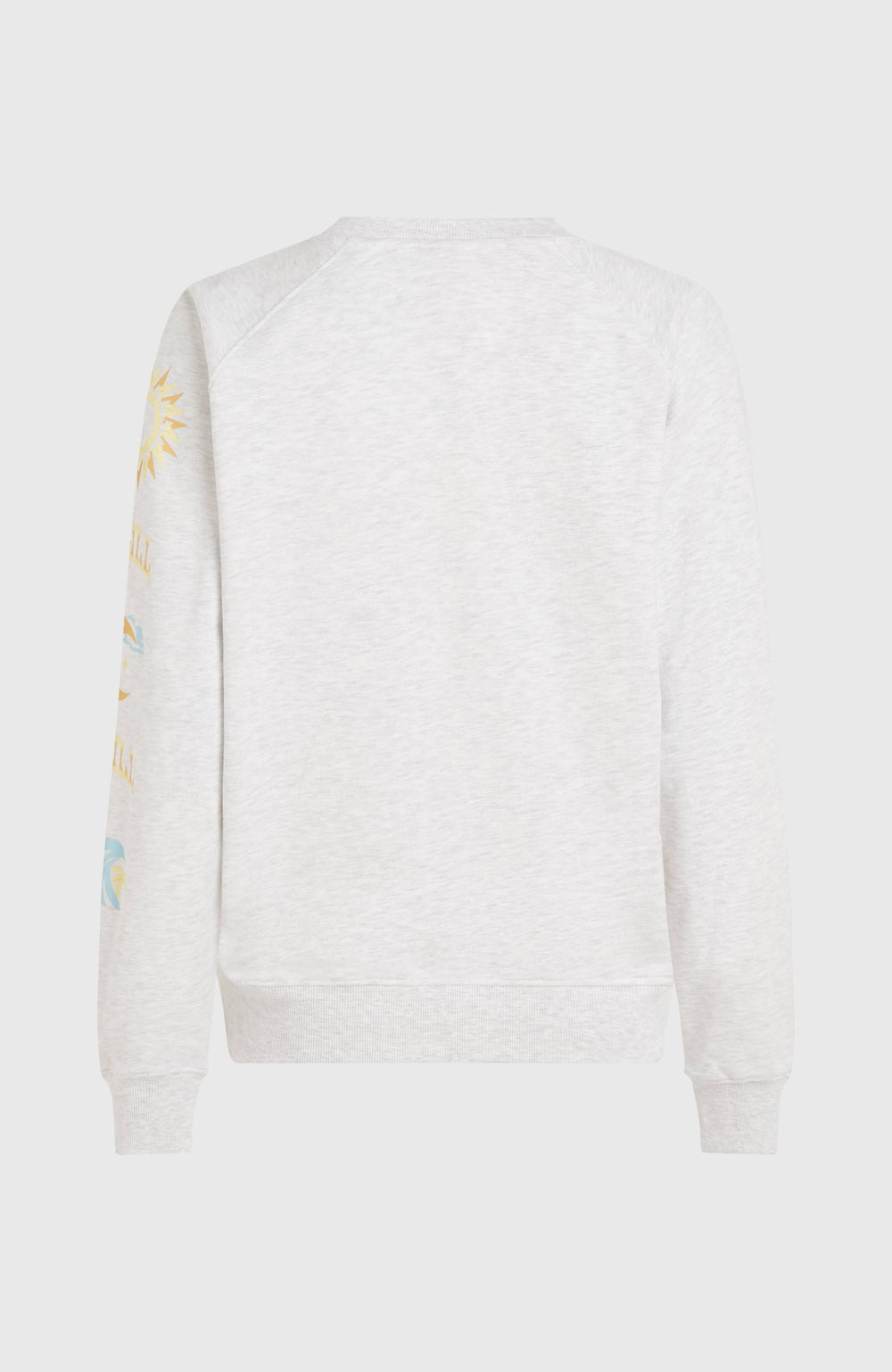 Beach Vintage Crew Sweatshirt White Melange