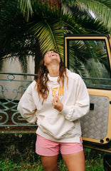 Women Of The Wave Hoodie Dusty Vanilla