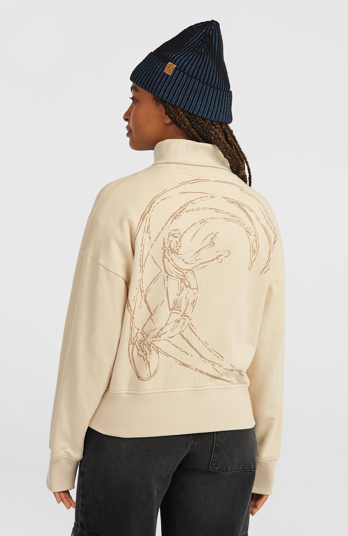 O'Riginals High-Neck Crew Sweatshirt Macaron