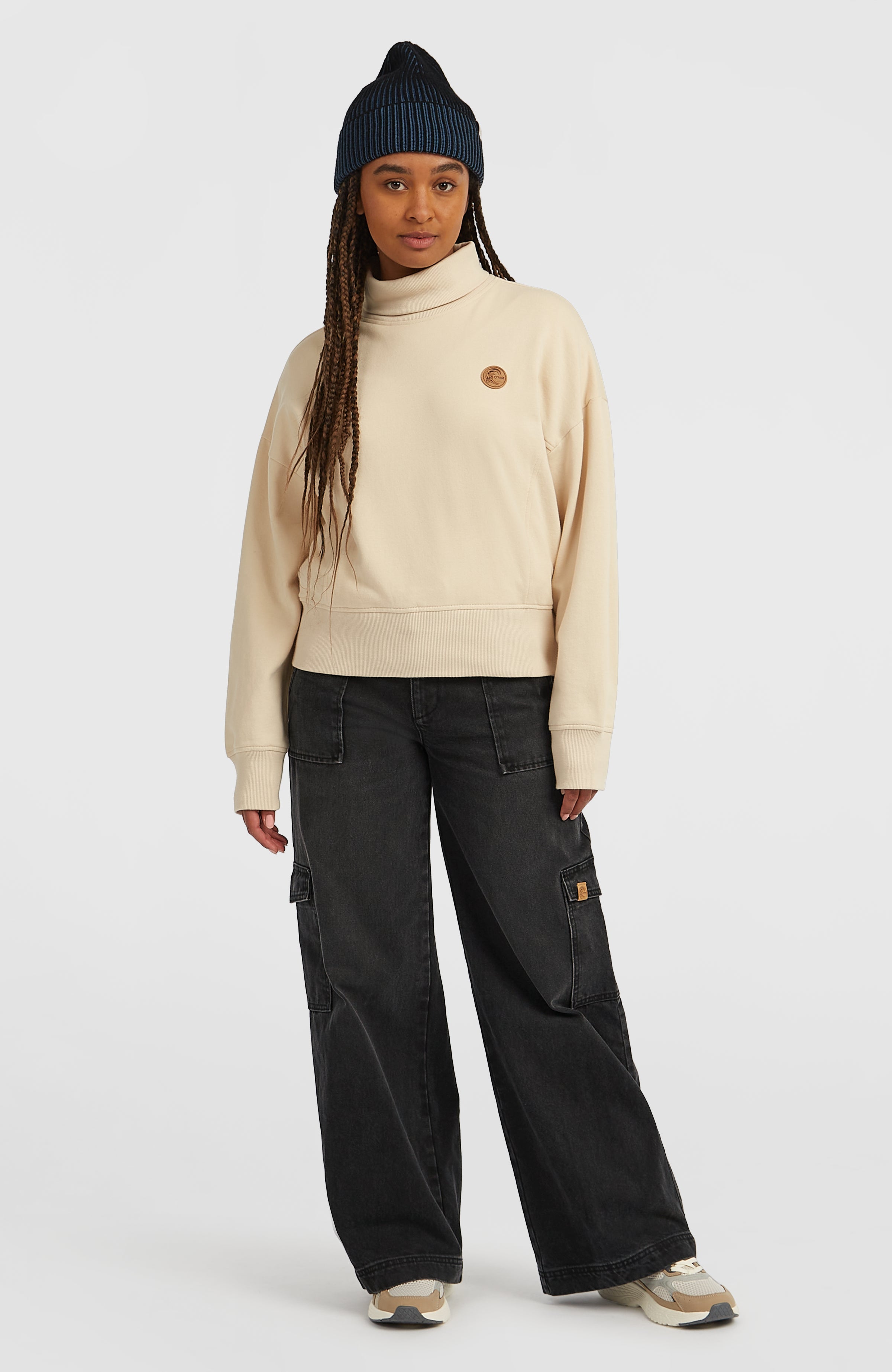 O'Riginals High-Neck Crew Sweatshirt Macaron