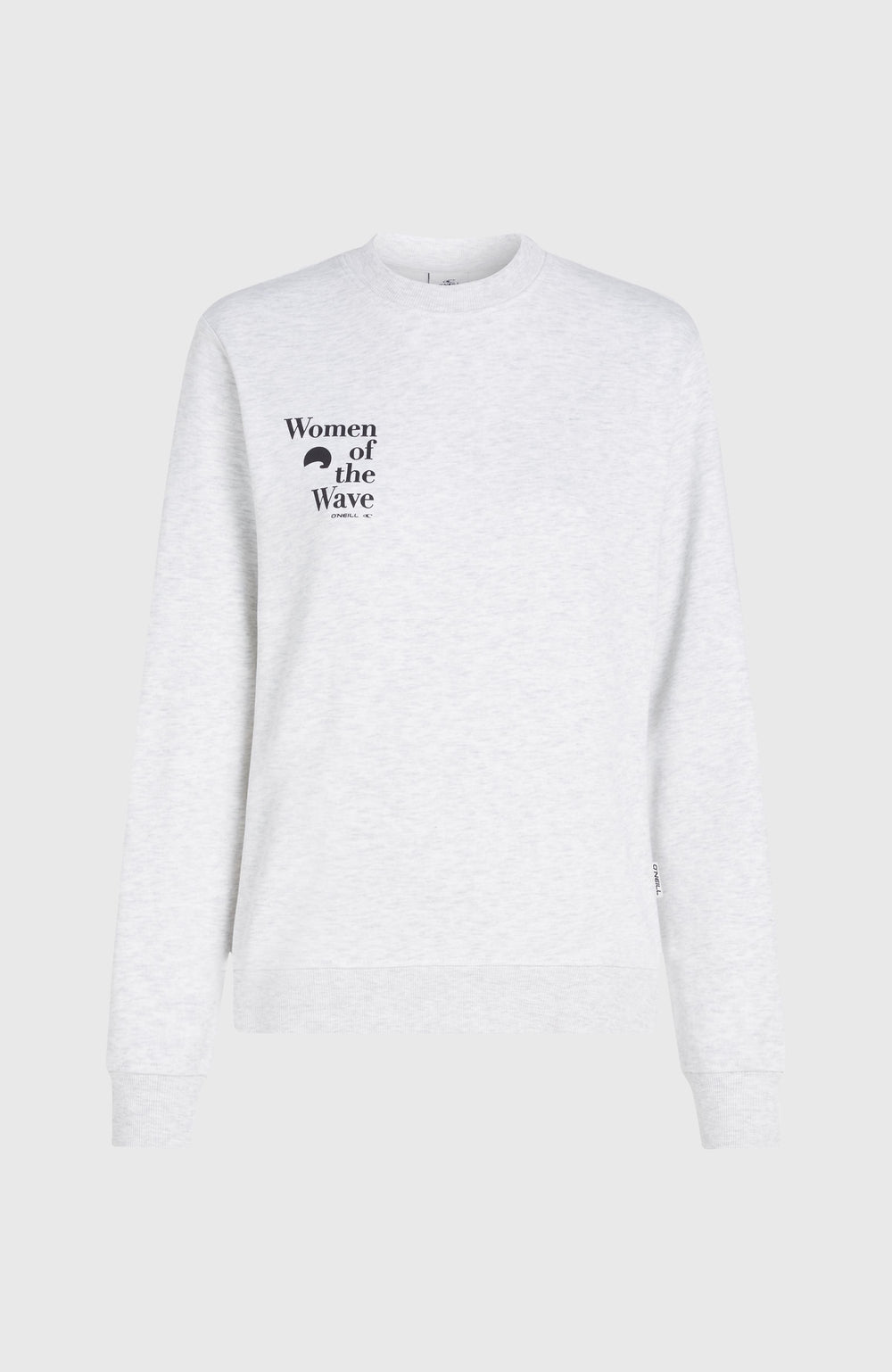 Women of the Wave Crew Sweatshirt White Melange