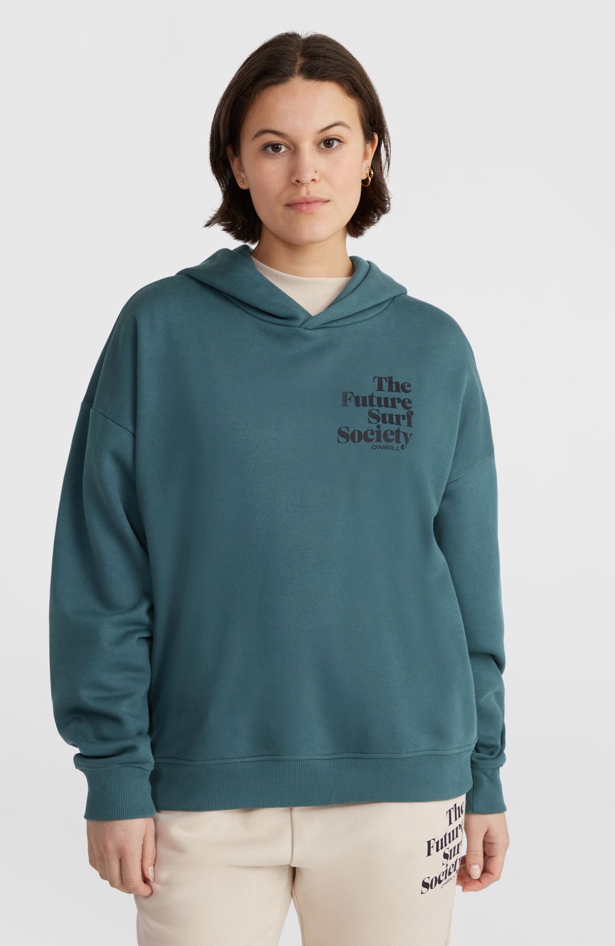 Future Surf Society Hoodie Alma Steel
