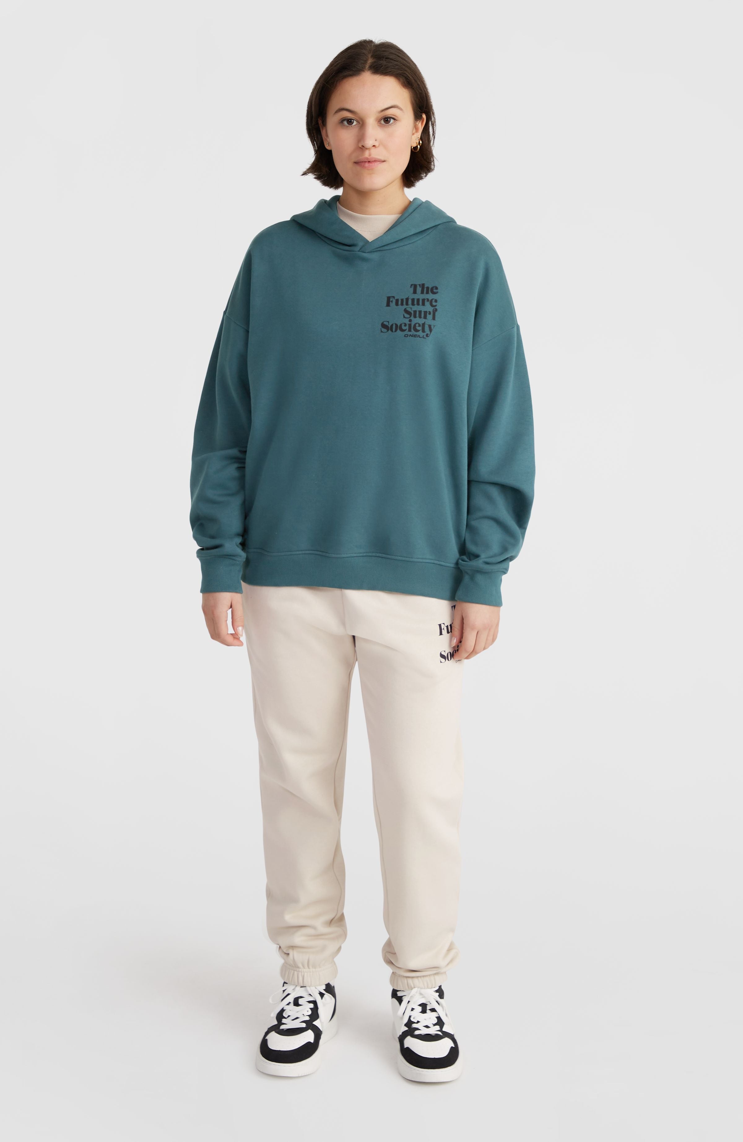 Future Surf Society Hoodie Alma Steel