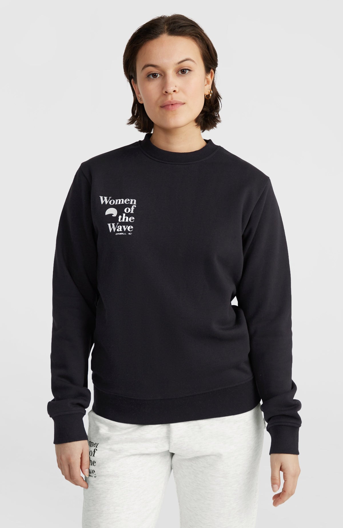 Women of the Wave Crew Sweatshirt Black Out