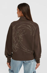 O'Riginals High-Neck Crew Sweatshirt Coffee Bean